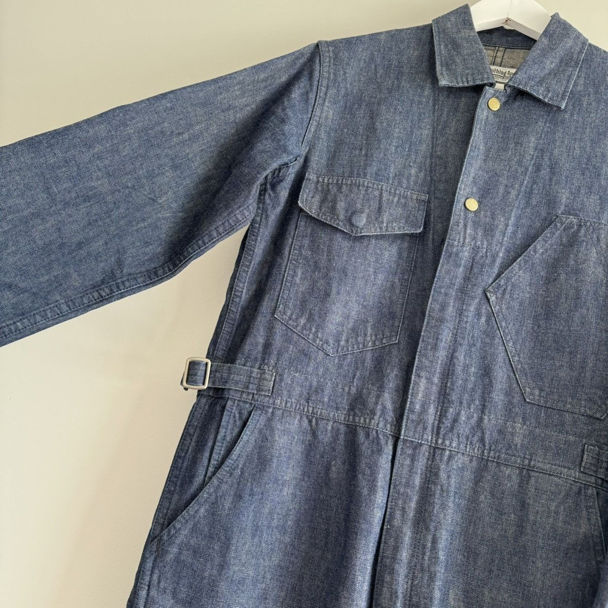 Nigo Bape Sta Denim Coveralls Jumpsuit Size US 30 / EU 46 - 7 Thumbnail