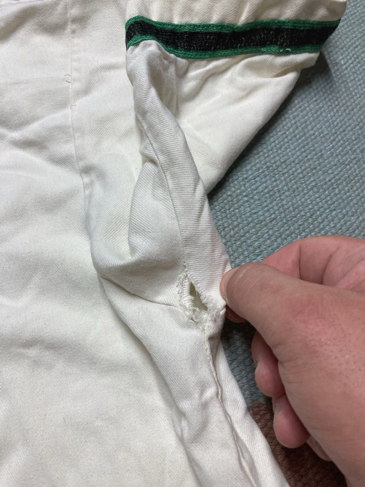 Vintage 40s cotton baseball jersey industrial furnace chain stitch X Size US XL / EU 56 / 4 - 4 Thumbnail