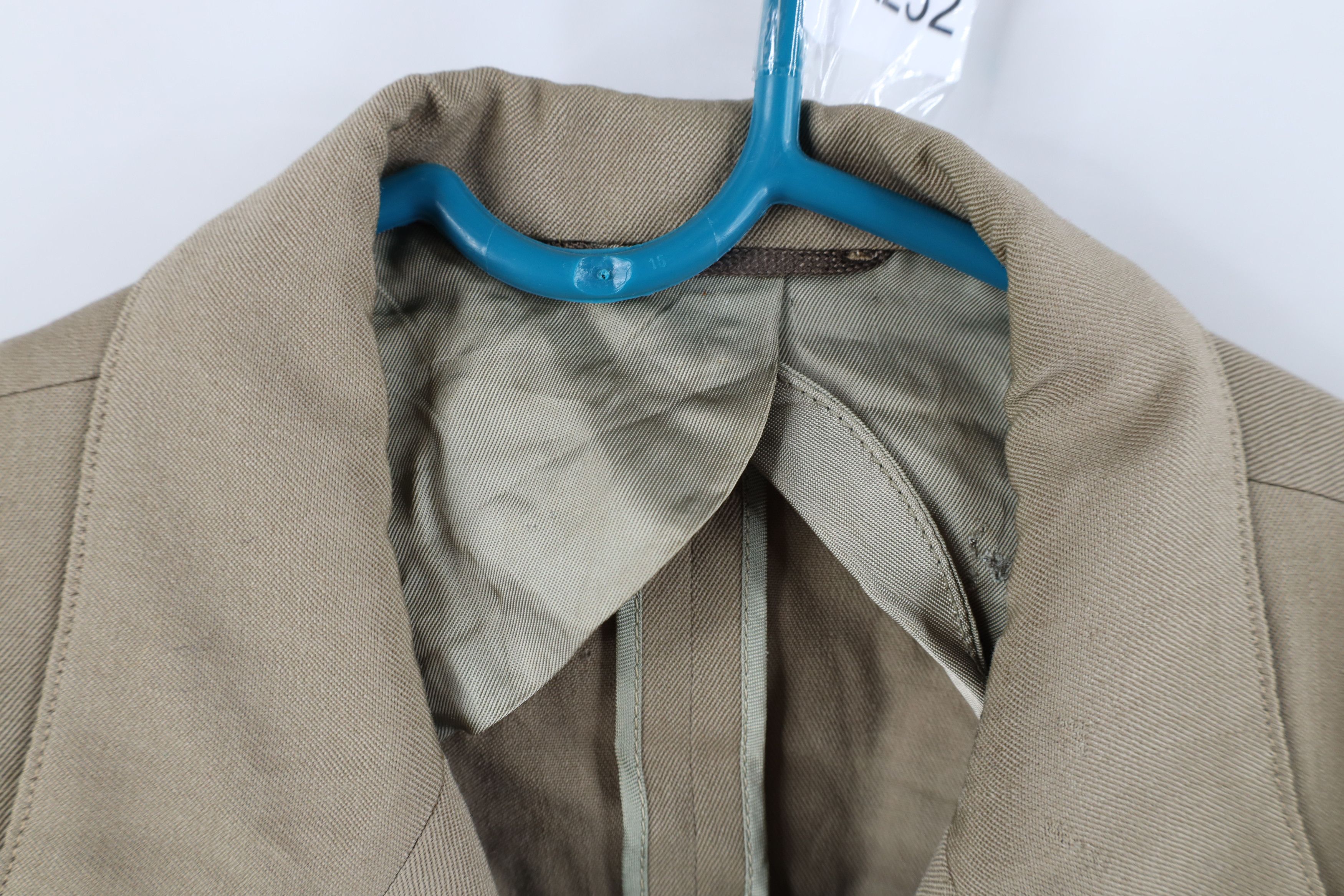 Vintage Vintage 50s Korean War Military Officer Jacket Khaki USA Size US XXL / EU 58 / 5 - 9 Thumbnail