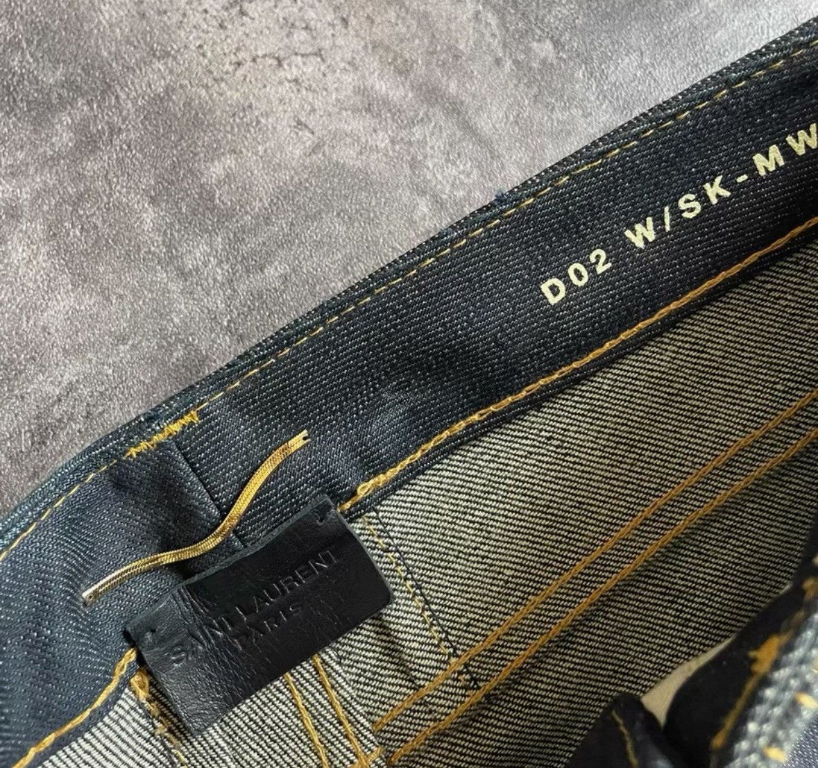 Saint Laurent Paris Saint Laurent Paris D02 Denim Size US 27 - 5 Thumbnail
