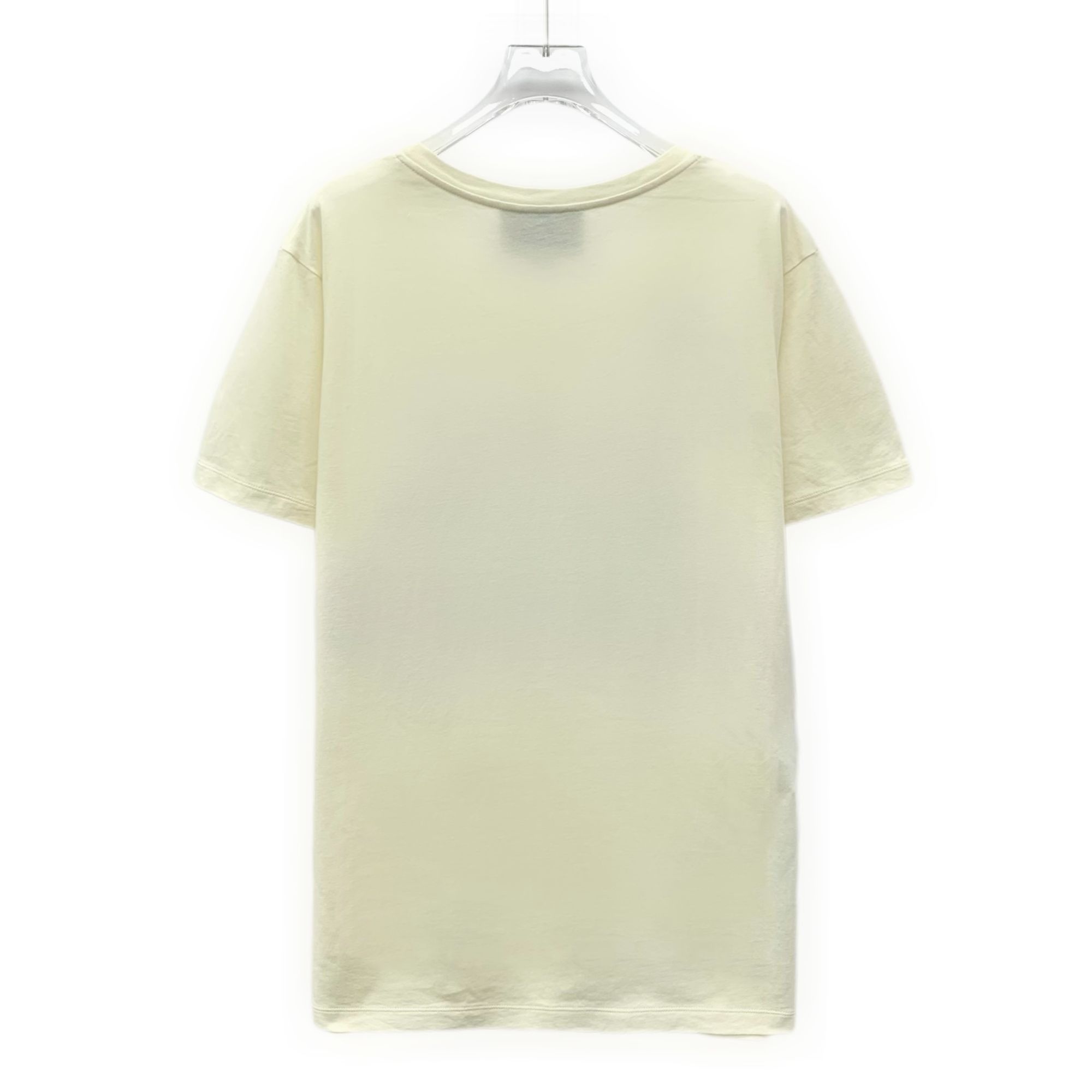 Gucci Gucci Beige Logo "Spiritismo" Rhinestone Cotton Short-Sleeve Size S / US 4 / IT 40 - 8 Thumbnail