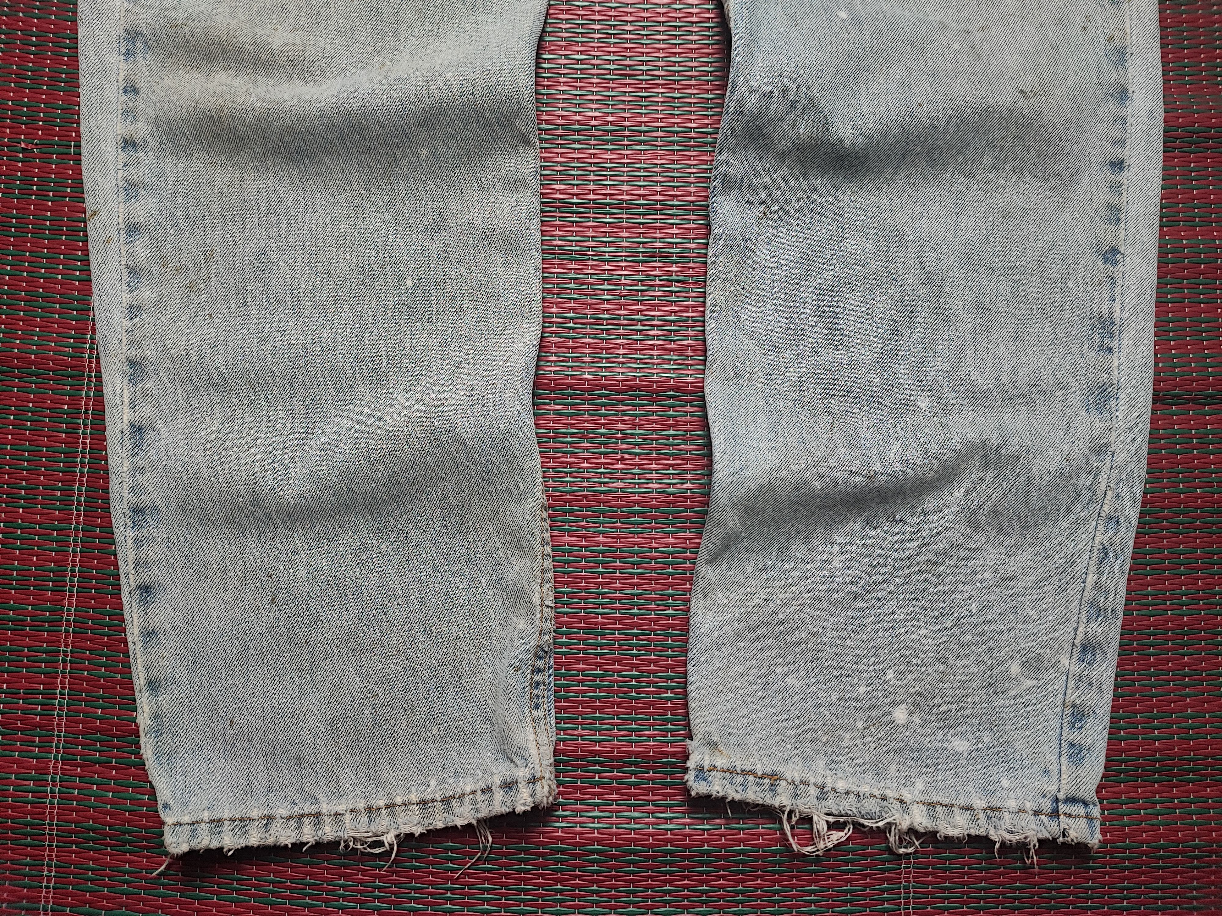 Levi's × Levi's Vintage Clothing × Vintage Vintage levis 550 Painted Jeans Relaxed Fit Size US 35 - 3 Thumbnail