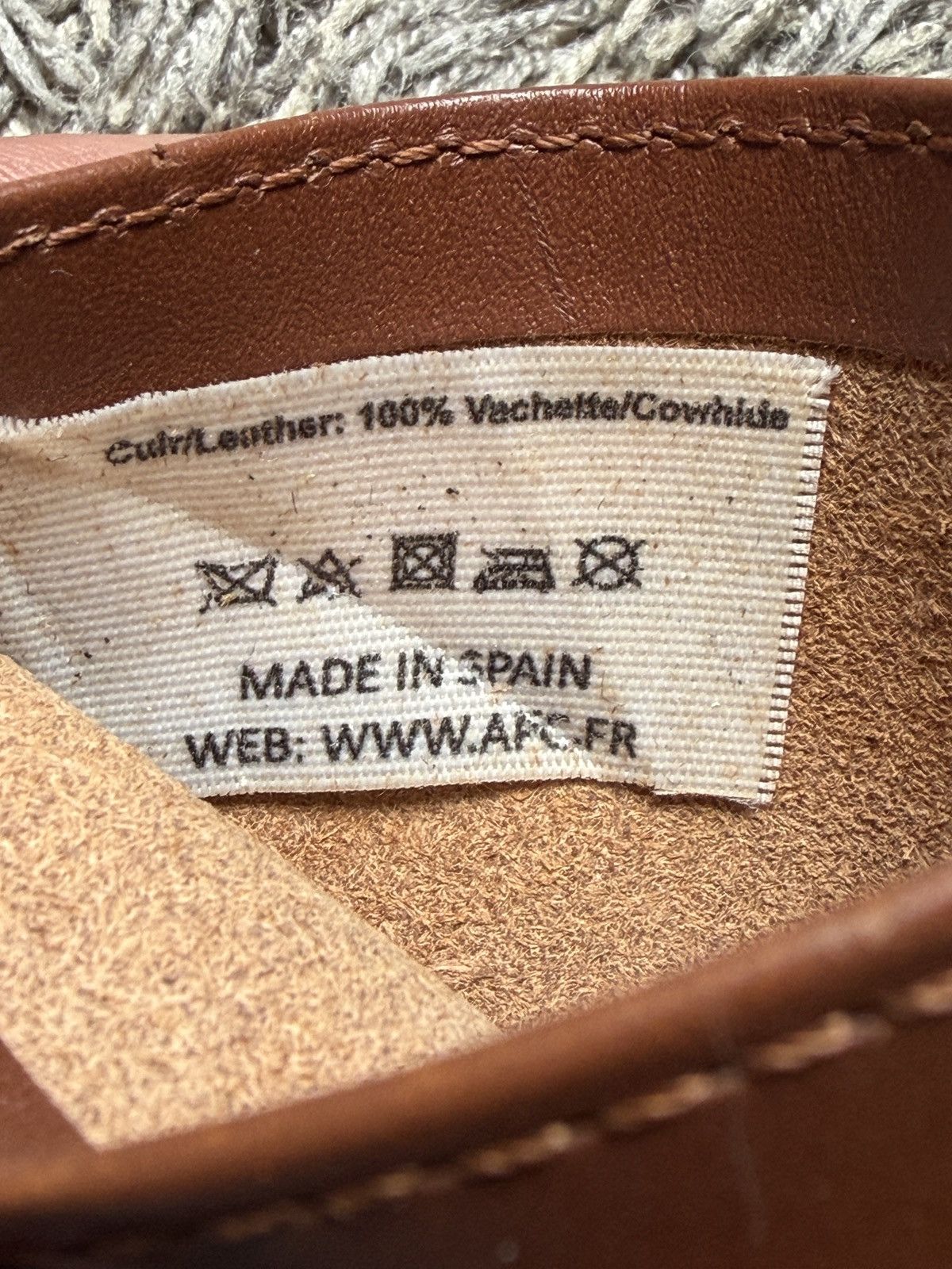 A.P.C. A.P.C brown leather card holder. Size ONE SIZE - 7 Thumbnail