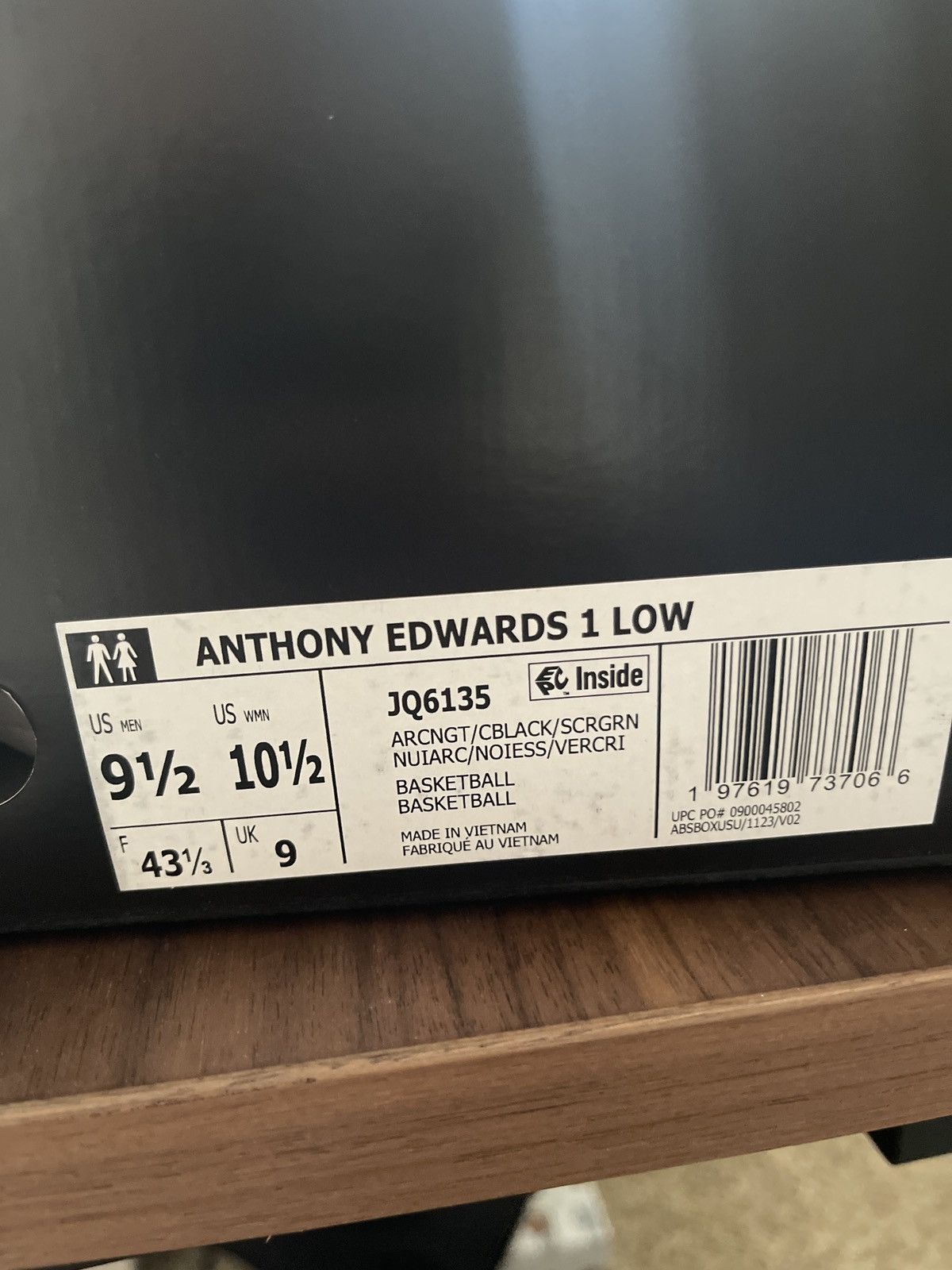 Adidas Anthony Edwards 1 low Metamorphosis Size US 9.5 / EU 42-43 - 8 Thumbnail