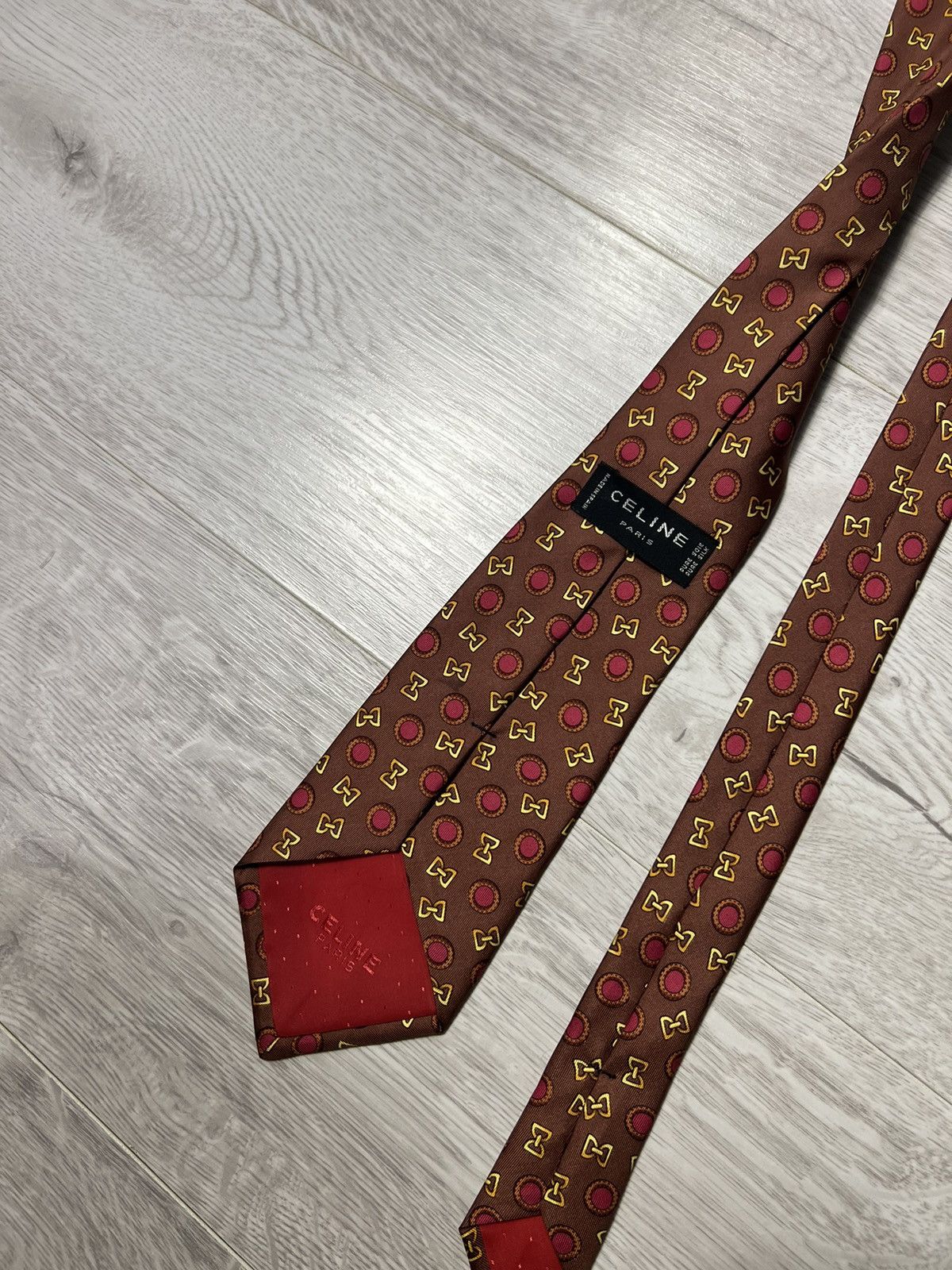 Celine Celine Paris Pure Silk All Over Printed Tie Size ONE SIZE - 5 Thumbnail