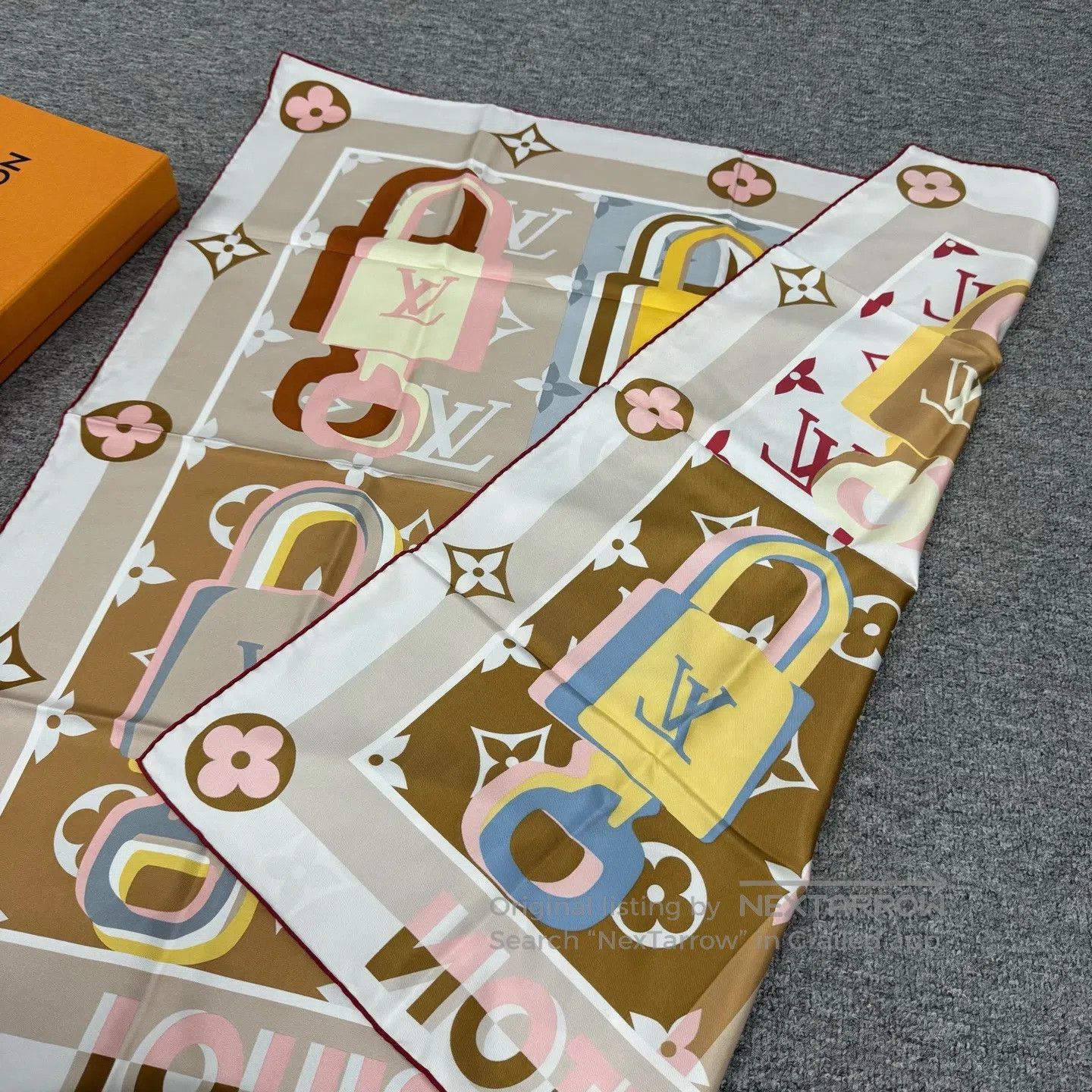 Louis Vuitton Louis Vuitton Colorful lock pattern| Size ONE SIZE - 2 Thumbnail