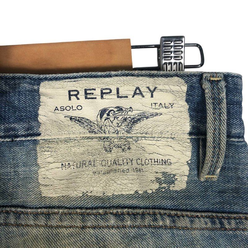 Replay Vintage 80's Replay Asolo Italy Men Blue Jeans Size 30" / US 8 / IT 44 - 9 Thumbnail