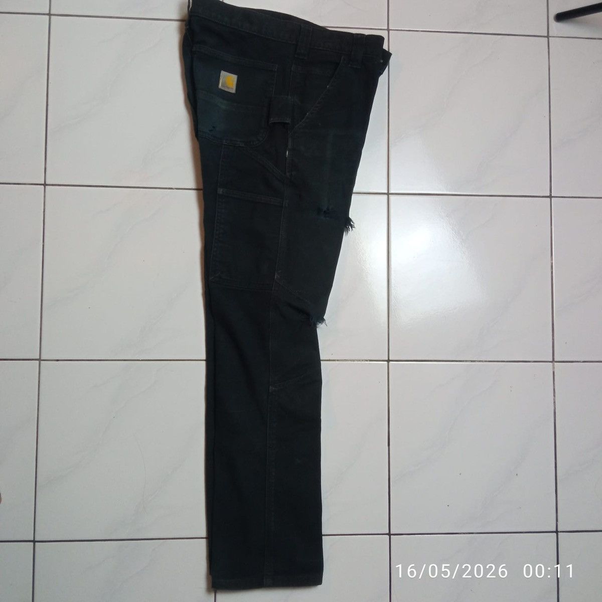 Carhartt Distressed Carpenter Pants Carhartt Straight Fit Size US 30 / EU 46 - 2 Thumbnail
