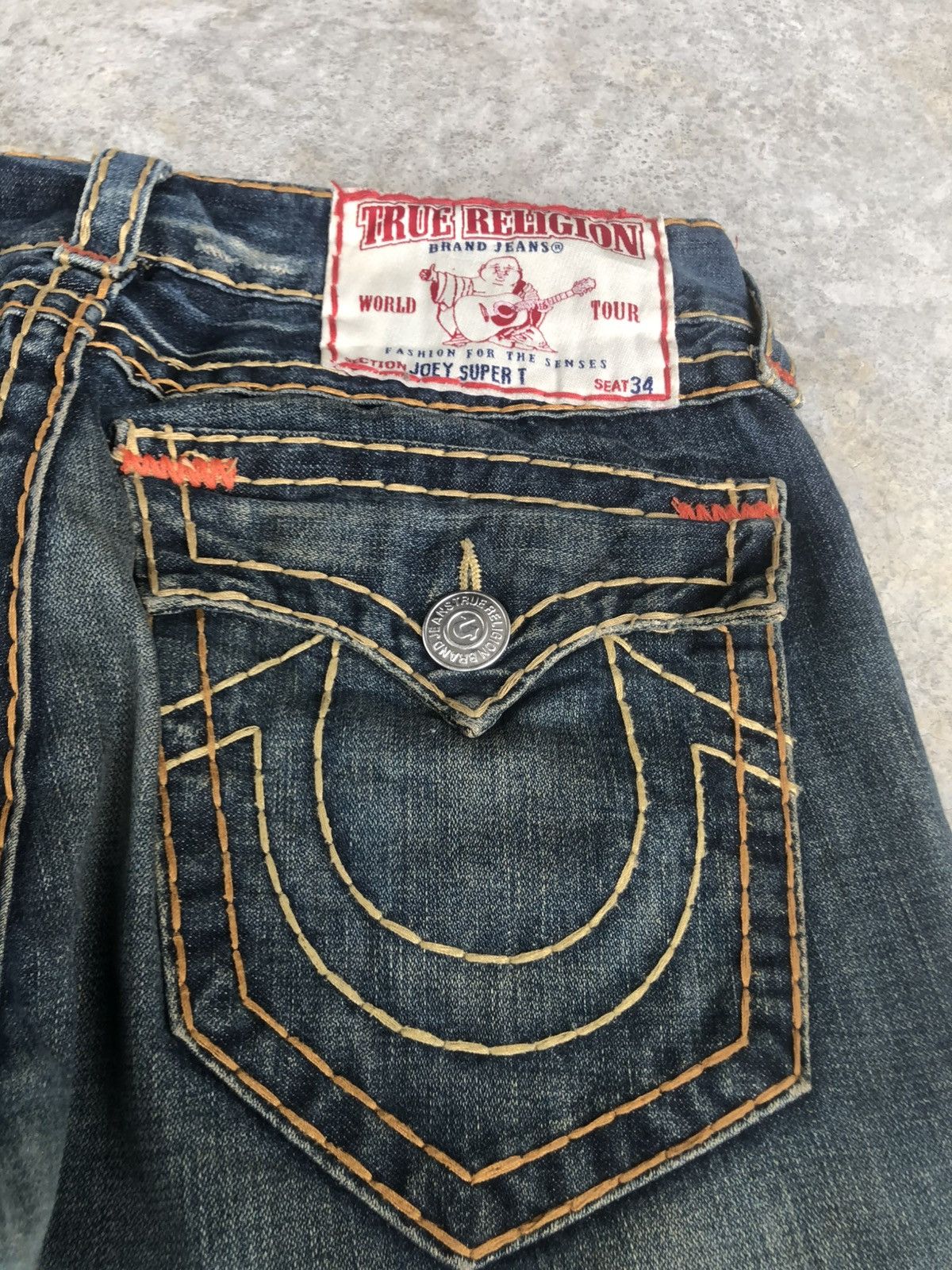 True Religion Vintage True Religion Flared Jeans Distressed Jeans Size US 32 / EU 48 - 17 Thumbnail