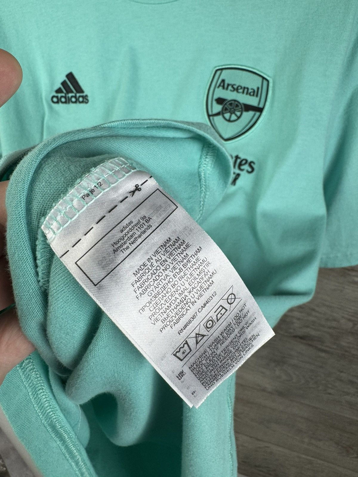 Adidas Adidas Arsenal soccer jersey Y2K drill style size XL Size US XL / EU 56 / 4 - 13 Thumbnail