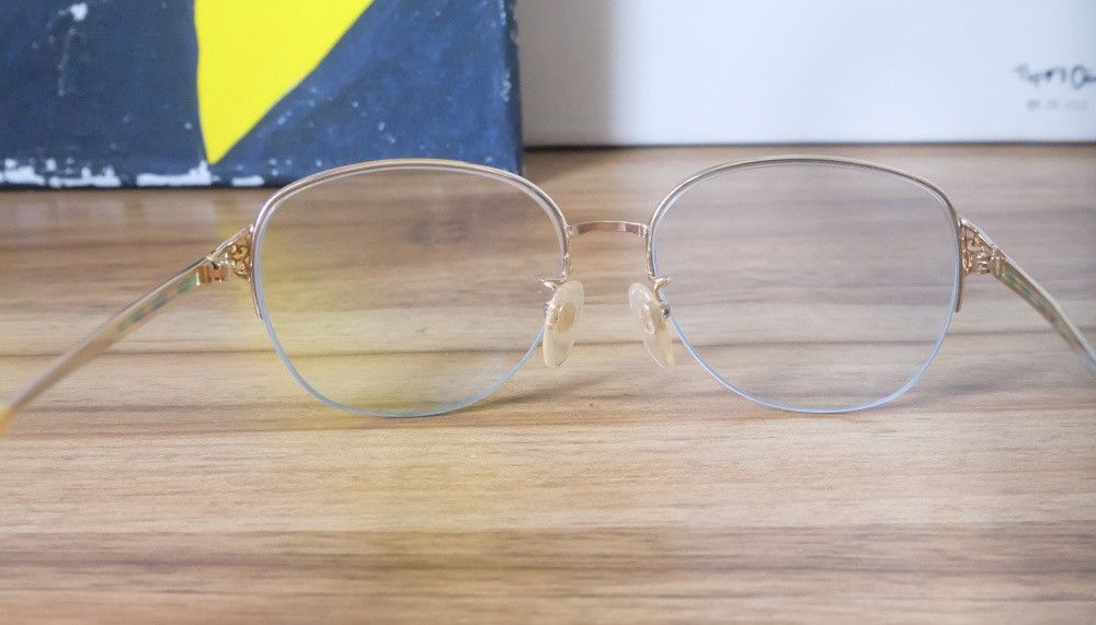 Vintage Valentino Garavani V95294 Half Rim Titanium Glasses Size ONE SIZE - 6 Thumbnail