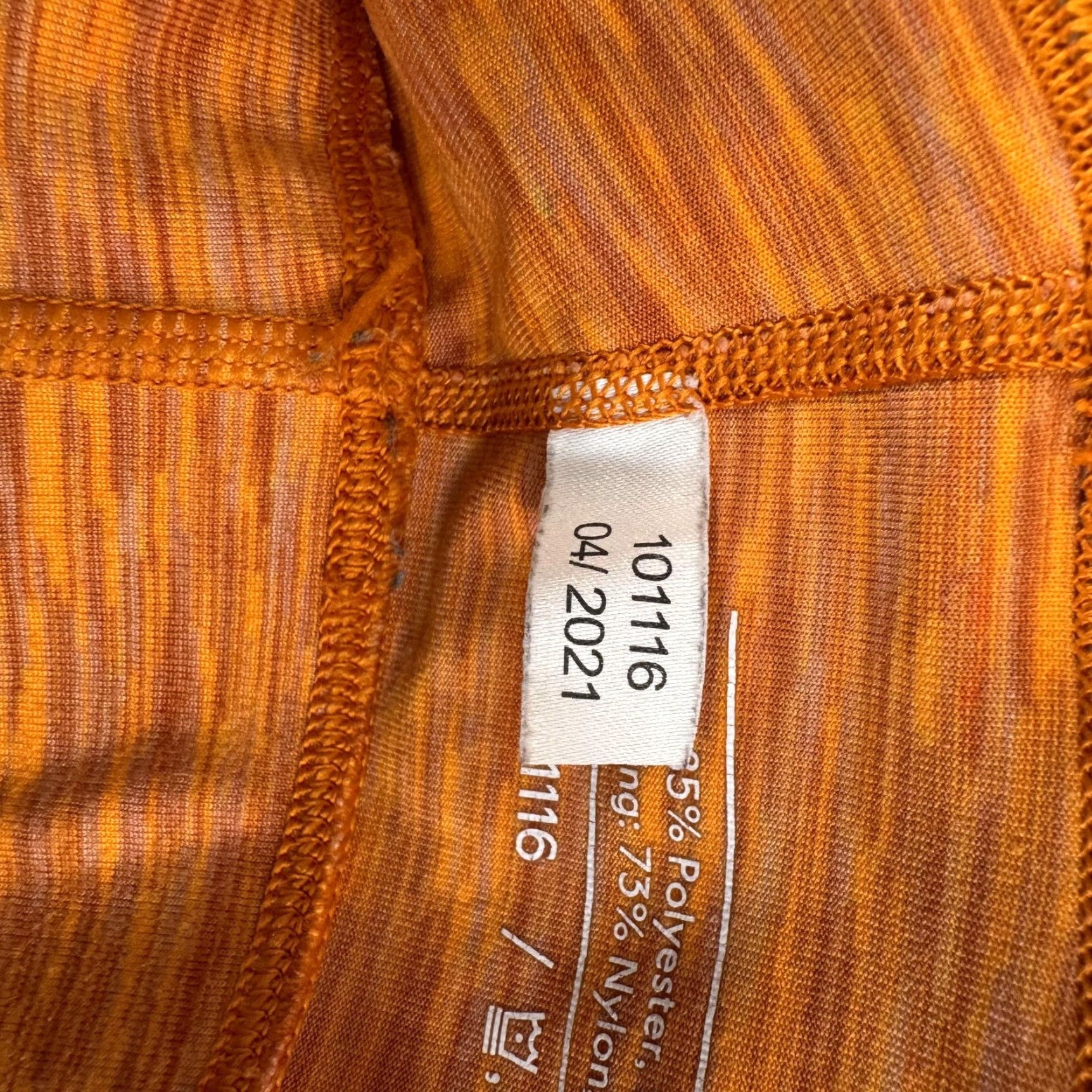 Outdoor Voices Outdoor Voices Sports Bra Womens M Orange Heathered Longline Racerback Yoga Activewear Bra Womens M Orange Heathered Longline Racerback Yoga Size ONE SIZE - 5 Thumbnail