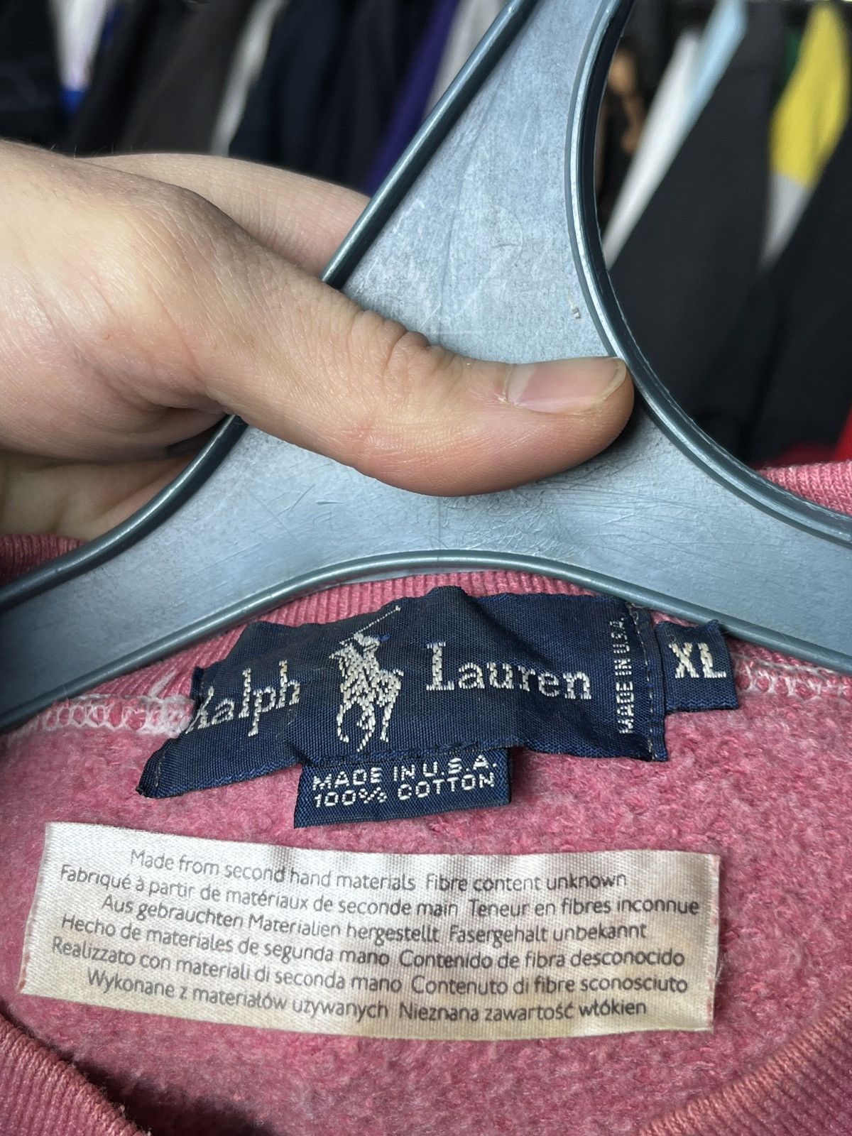 Polo Ralph Lauren × Ralph Lauren RALPH LAUREN CP RL 94 REWORKED BOXY FIT SWEATHSIRT - 1335 Size US XL / EU 56 / 4 - 6 Thumbnail