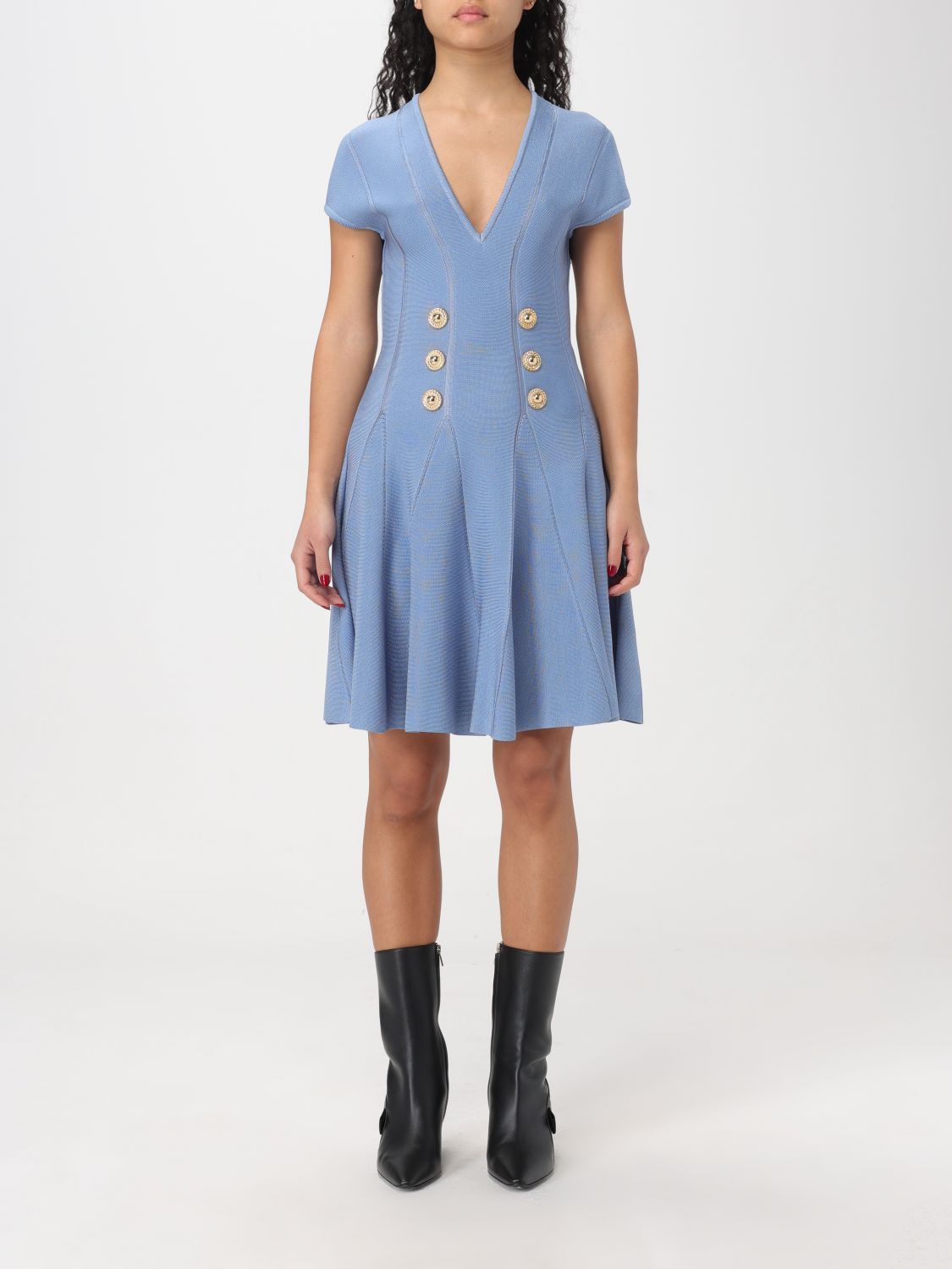 image of Balmain Dress Woman Blue, Women's (Size XS)