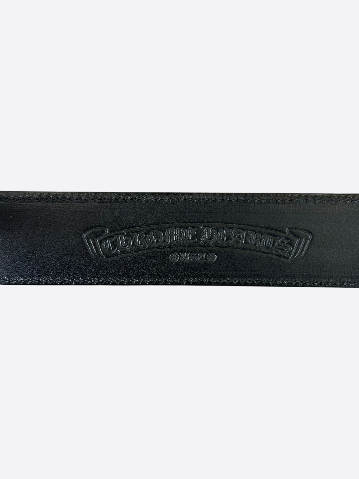 Chrome Hearts Chrome Hearts Black Leather Belt Size 32 - 4 Thumbnail