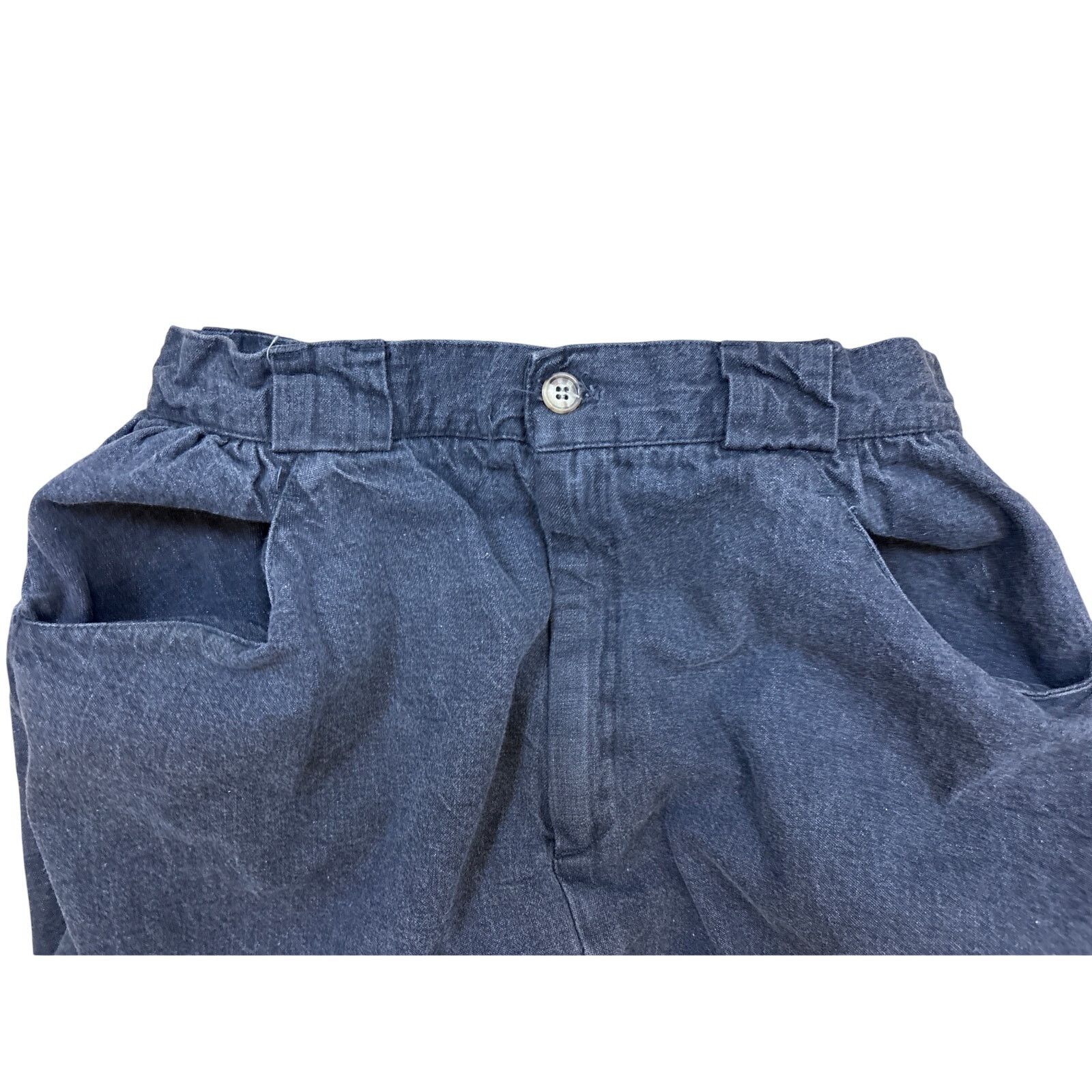 Abercrombie & Fitch Vtg 80s A&F Abercrombie & Fitch Denim long Skirt 12 black Size 34" / US 12 / IT 48 - 4 Thumbnail