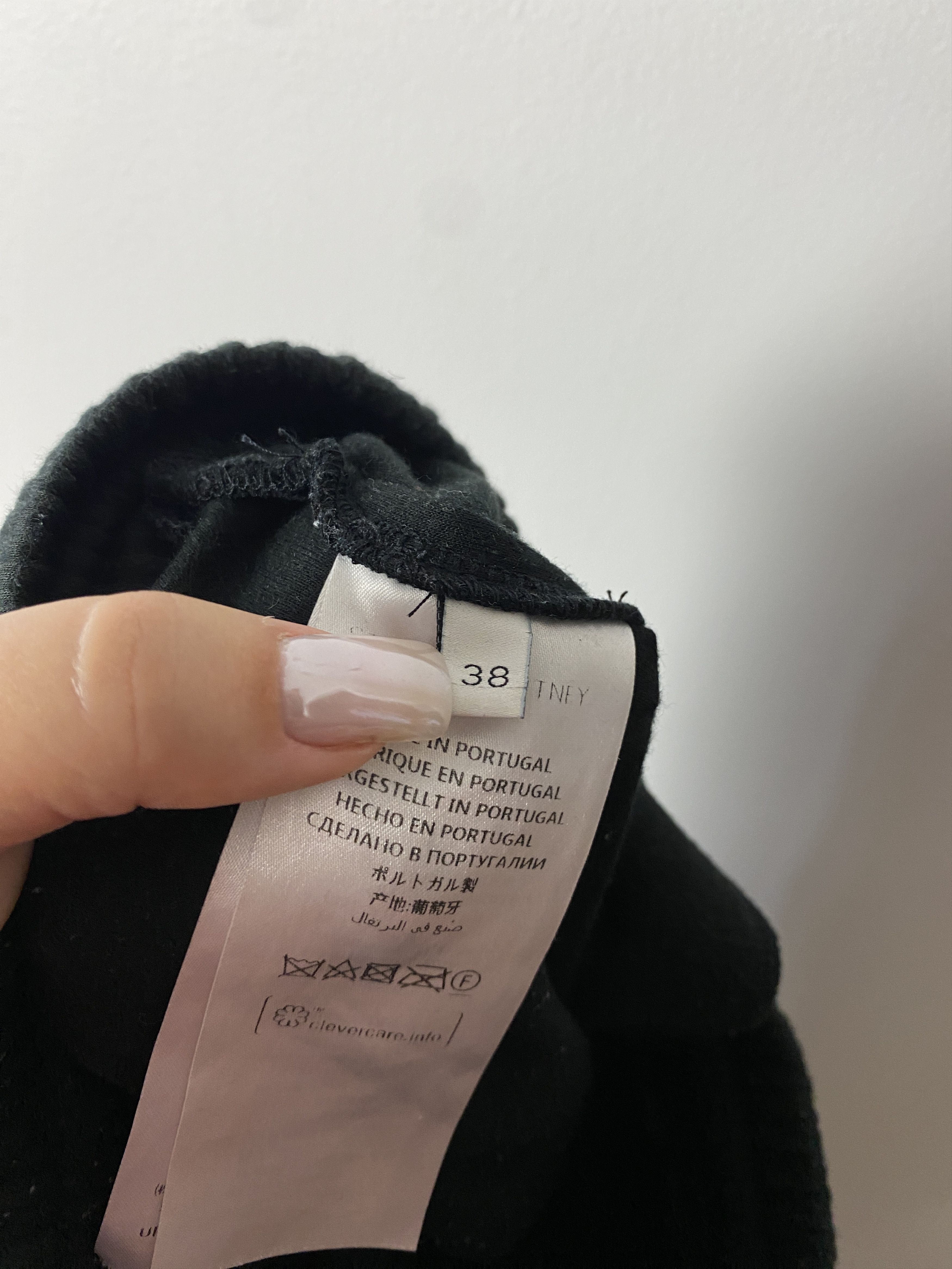 Stella McCartney Stella McCartney black fringe sweatpants cotton nylon Size 27" / US 4 / IT 40 - 6 Thumbnail