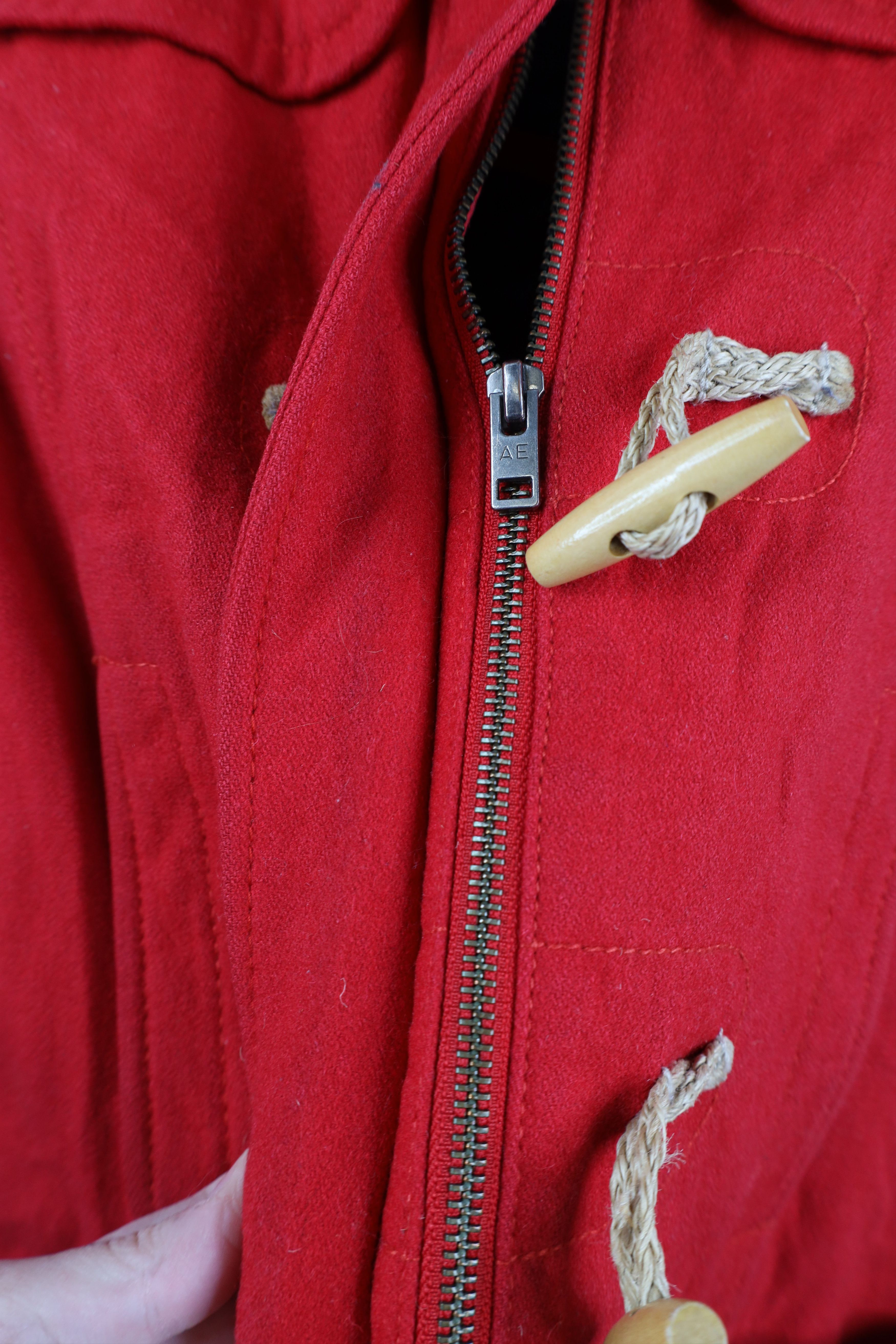 American Eagle Outfitters Vintage 90s Y2K American Eagle Toggle Button Hooded Jacket Size M / US 6-8 / IT 42-44 - 10 Thumbnail