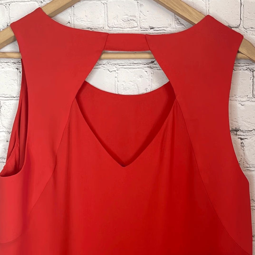 Vintage Pink republic Women’s Orange Sleeveless Midi Cut Out Back Dress XL Woman Dress Shift Midi Orange Cut Out Back Women XL Size XL / US 12-14 / IT 48-50 - 4 Thumbnail