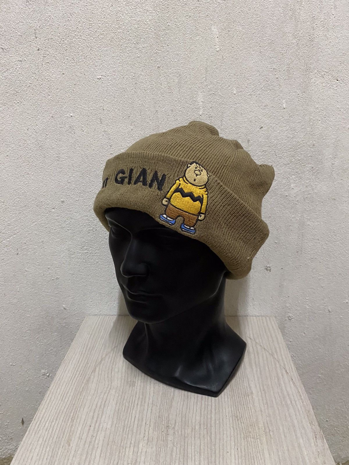 Cartoon Network Doraemon Spell out Gian Beanie Hat Size ONE SIZE - 3 Thumbnail