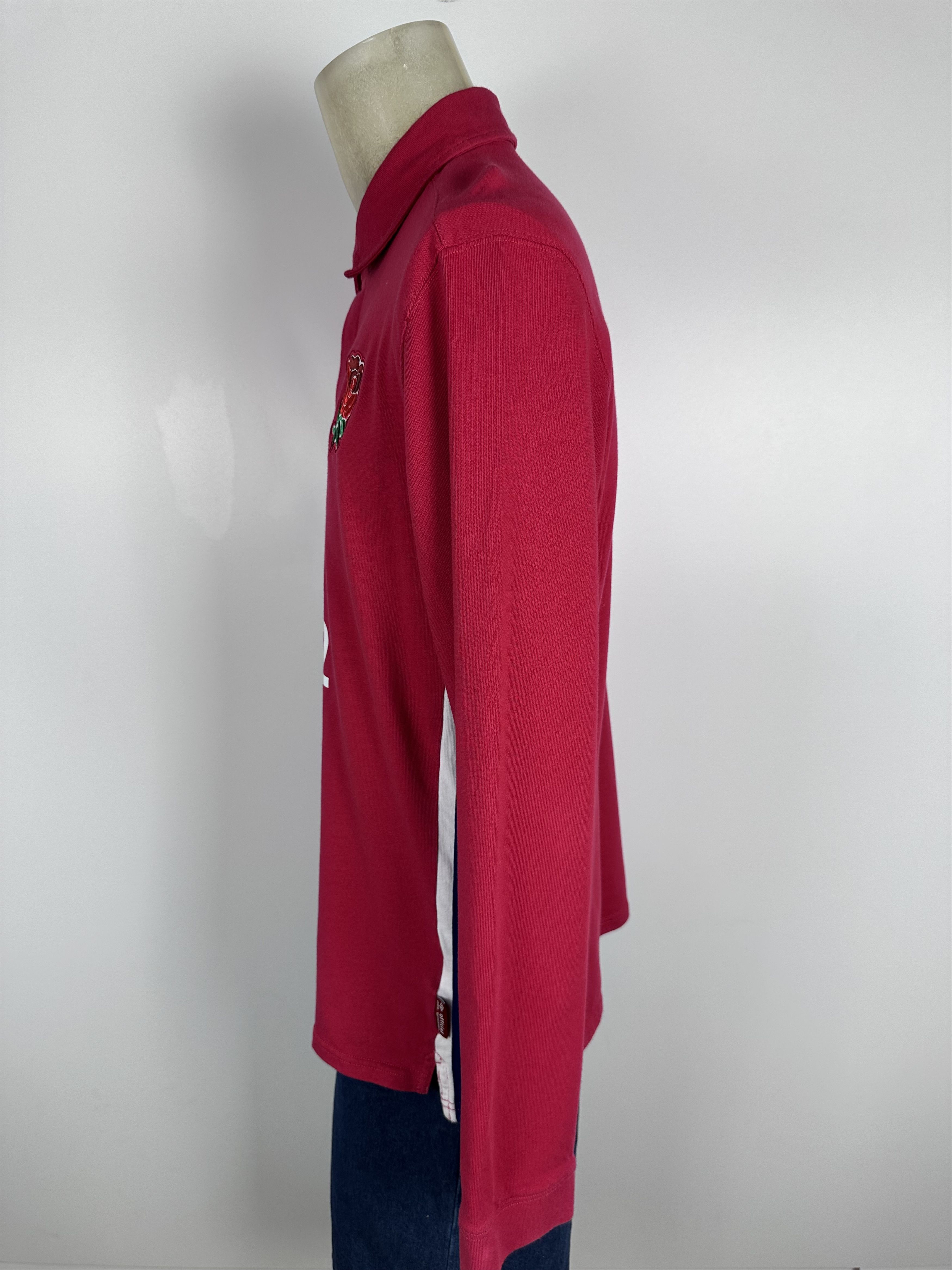 Umbro Umbro England Rugby Away Shirt Long Sleeve 2021 Red Size XL Size US XL / EU 56 / 4 - 6 Thumbnail