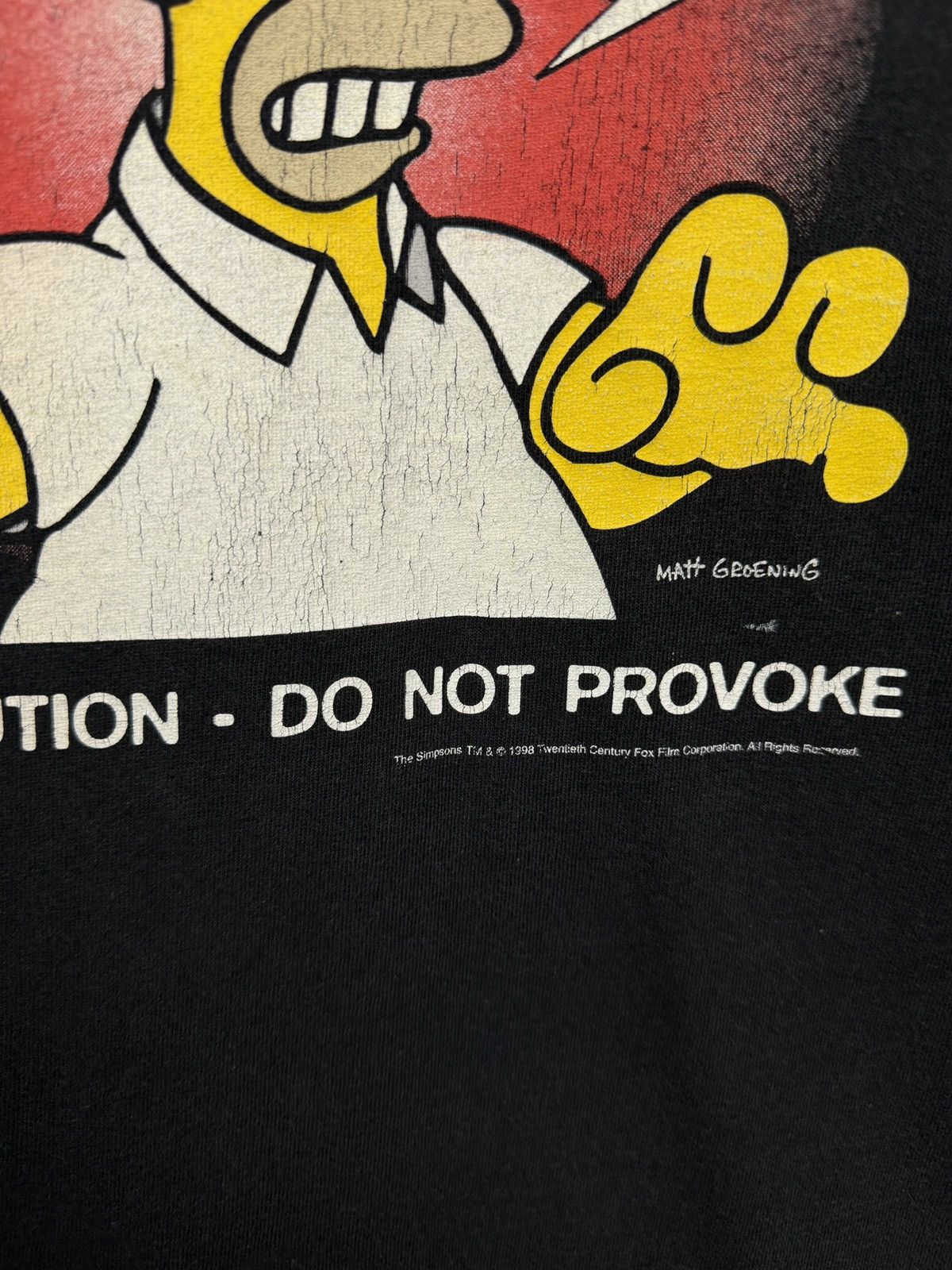The Simpsons 🇺🇸Vintage 1998 The Simpsons Homer Matt Groening T-Shirt Retro Size US XL / EU 56 / 4 - 5 Thumbnail