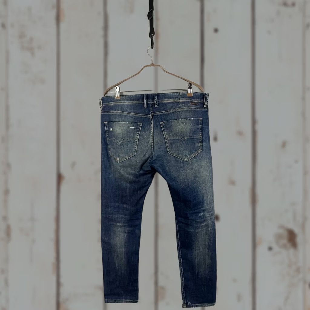Diesel Diesel Jeans Tepphar Jeans Carrot Regular Blue Cotton Denim 5-Pocket 36w 29in Inseam Mens Standards Size US 32 / EU 48 - 1 Thumbnail