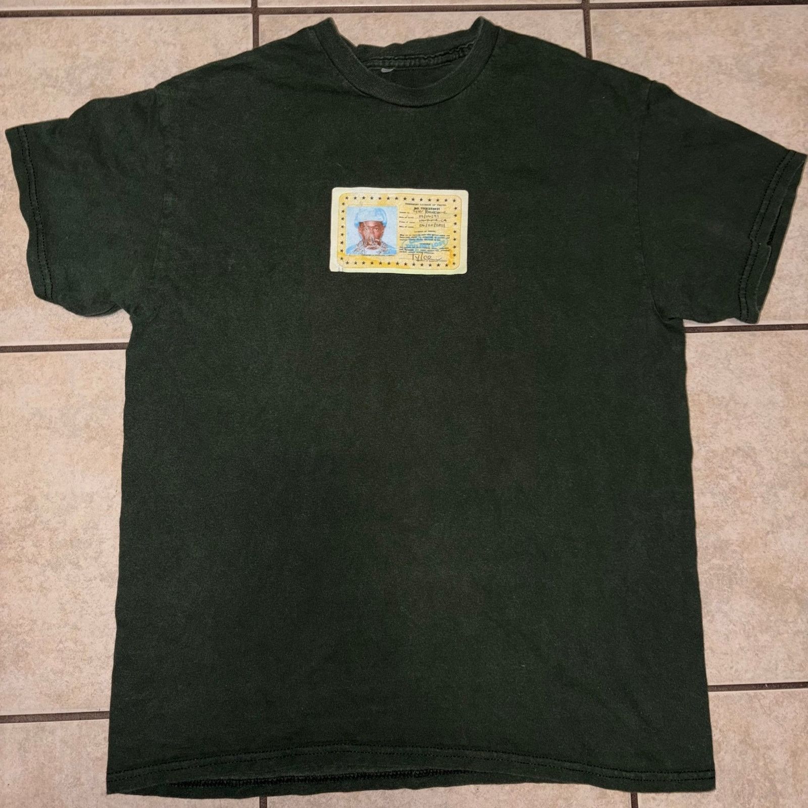 Golf Wang Tyler the Creator golf Wang 2022 tour shirt size large olive Size US L / EU 52-54 / 3 - 1 Thumbnail