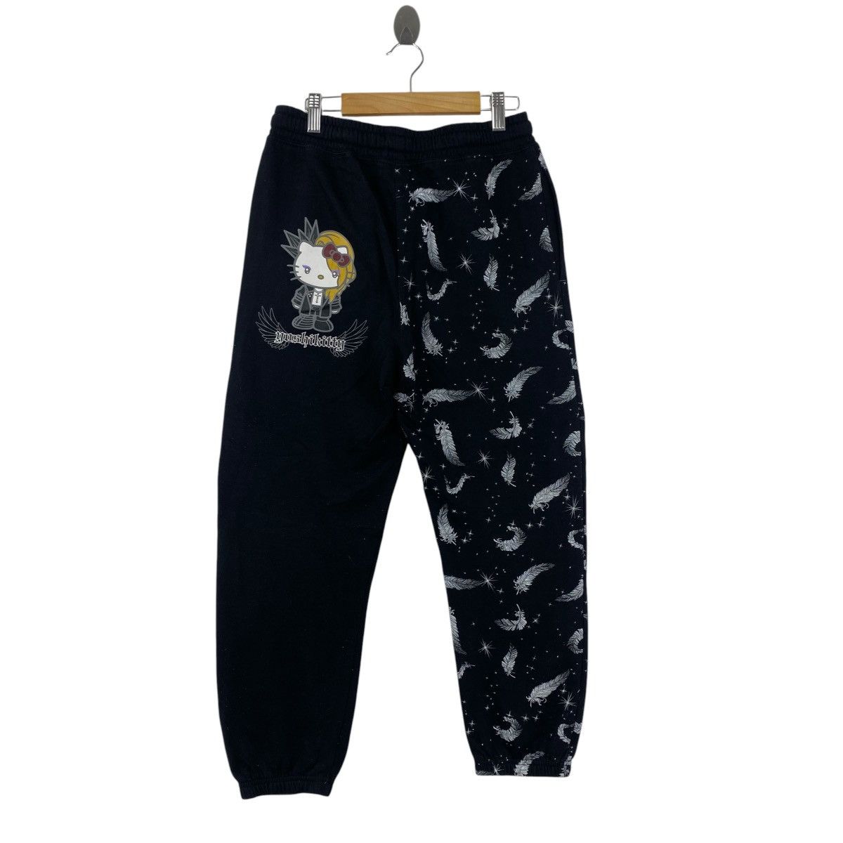 Japanese Brand Sanrio x Yoshikitty X Japan Drummer Sweatpants 2018 M Size US 32 / EU 48 - 2 Thumbnail