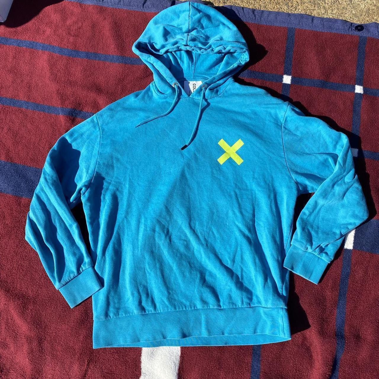 Other Collusion Hoodie Blue Graphic Japanese Harajuku Reality Size US S / EU 44-46 / 1 - 1 Thumbnail