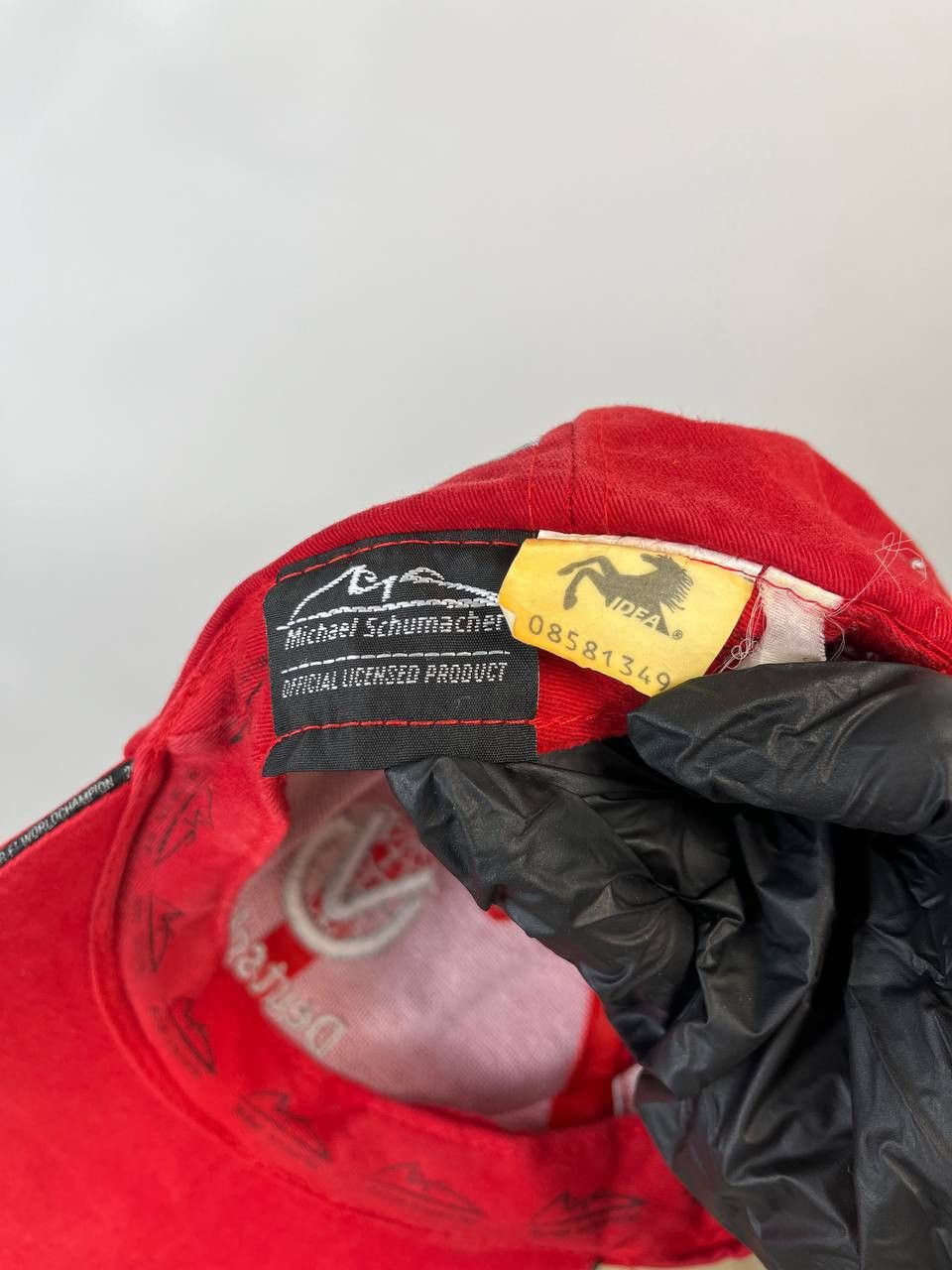 Ferrari MICHAEL SCHUMACHER FERRARI CAP VINTAGE RED F1 ONE SIZE Size ONE SIZE - 3 Thumbnail