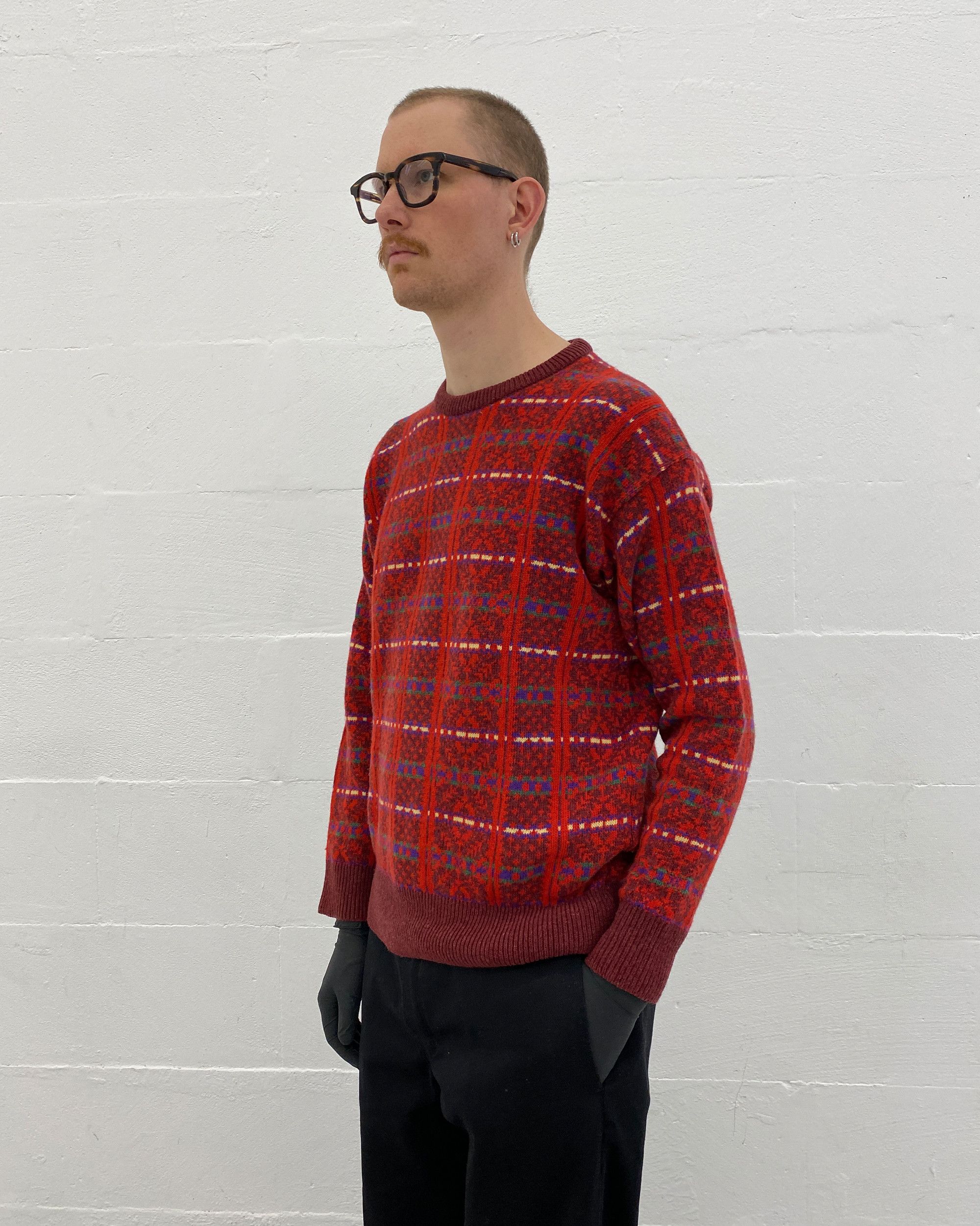 Kenzo 1980s Wool Knit Sweater Size US L / EU 52-54 / 3 - 3 Thumbnail