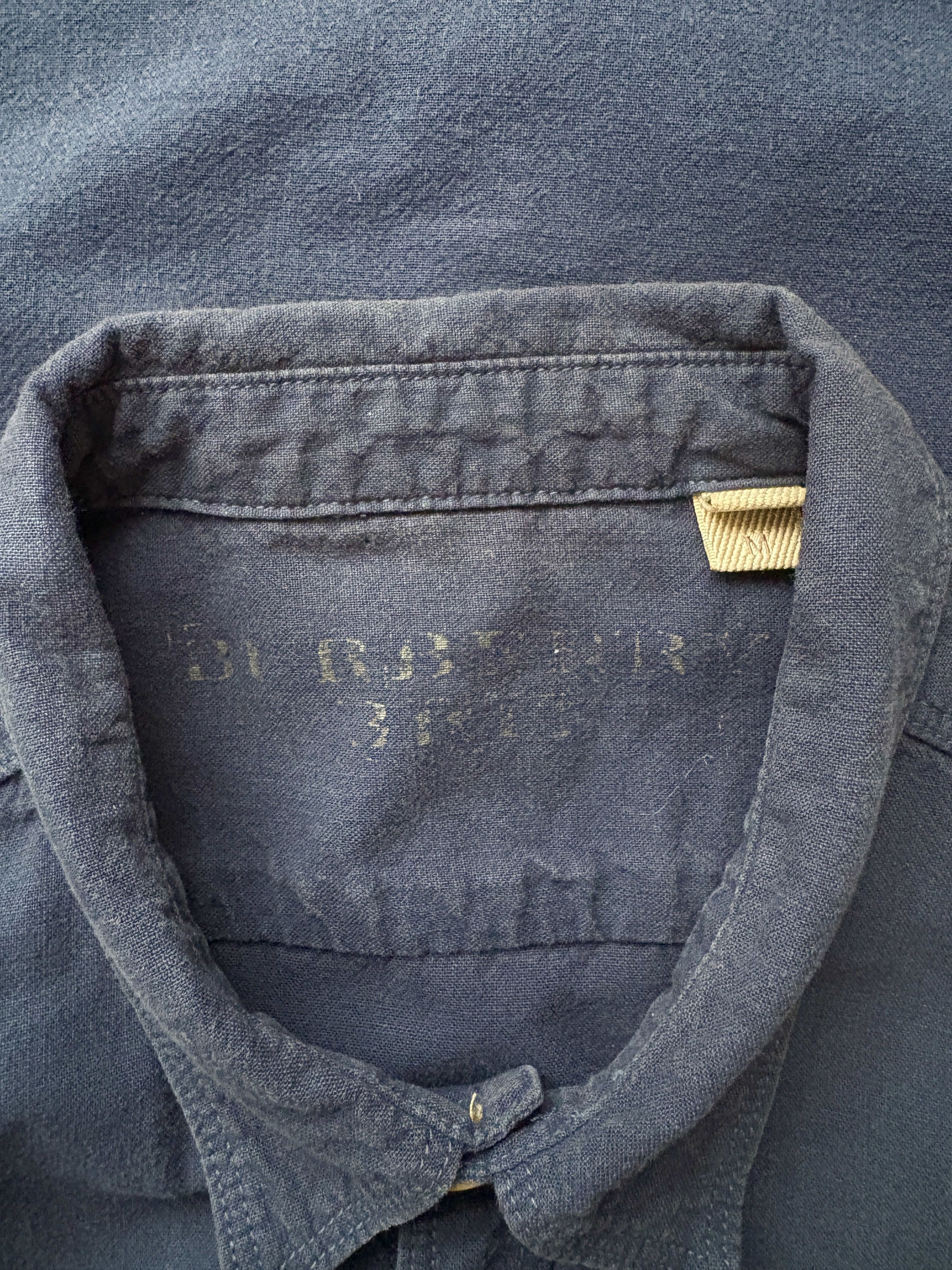 Burberry ⚡️QUICK SALE⚡️Burberry Blue Button-Up Shirt with Epaulettes Size US M / EU 48-50 / 2 - 3 Thumbnail