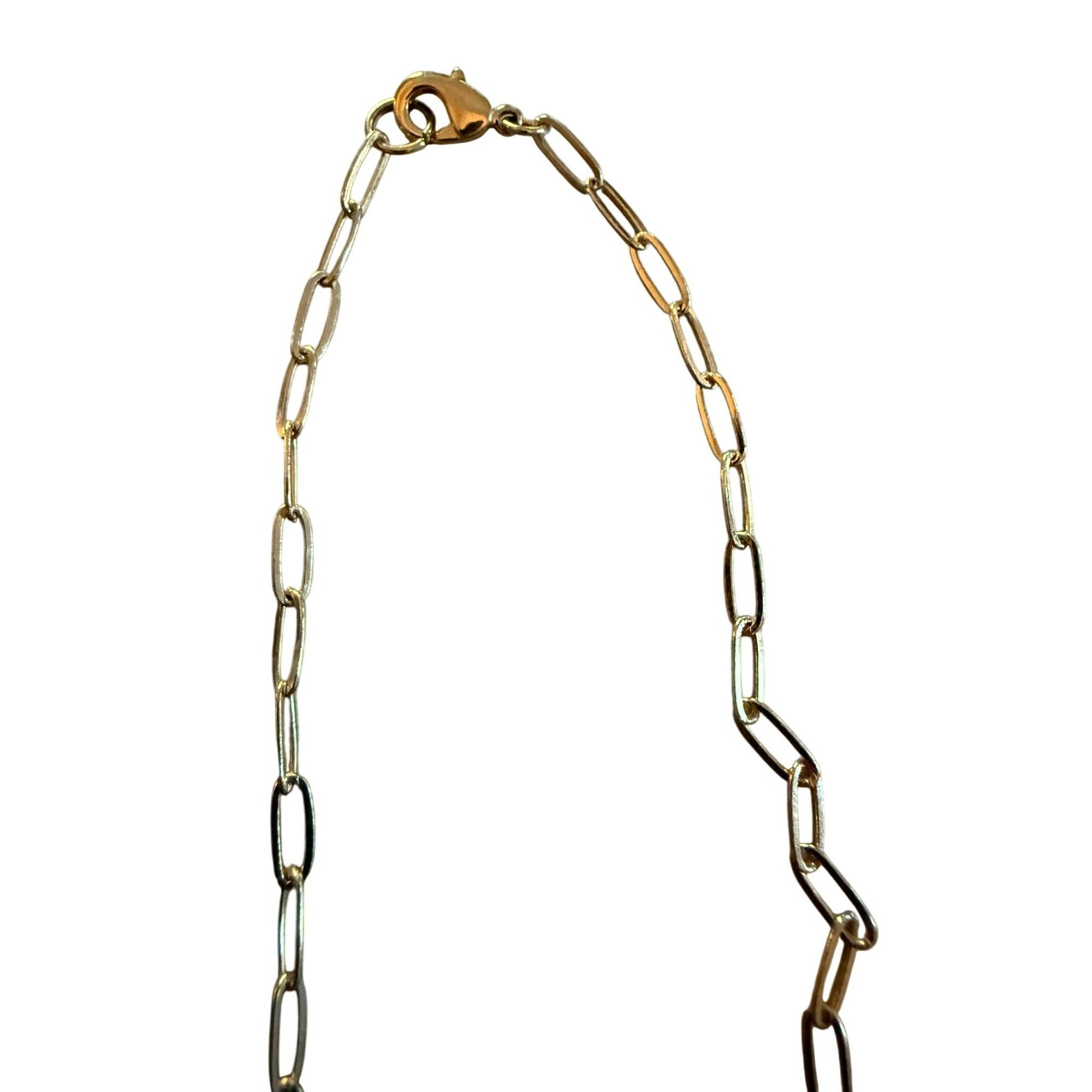 Other Gold-Tone Chain Necklace With Circular Pendant & Dangling Ba Size ONE SIZE - 3 Thumbnail