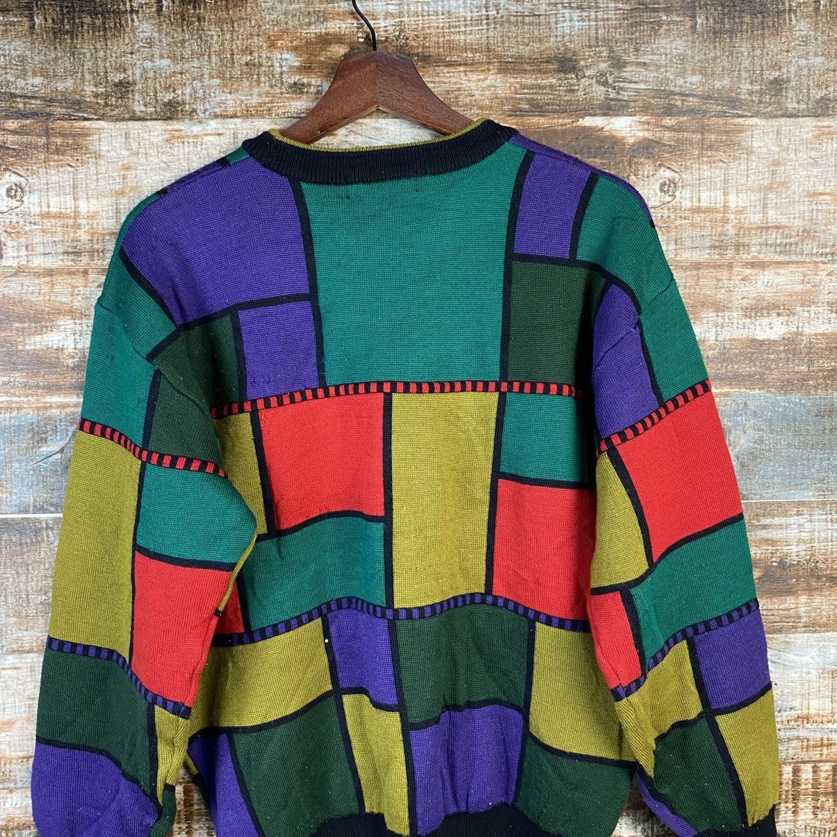 Japanese Brand DL Viesten made in japan checkered Multicolor Knitwear #C869 Size US M / EU 48-50 / 2 - 14 Thumbnail