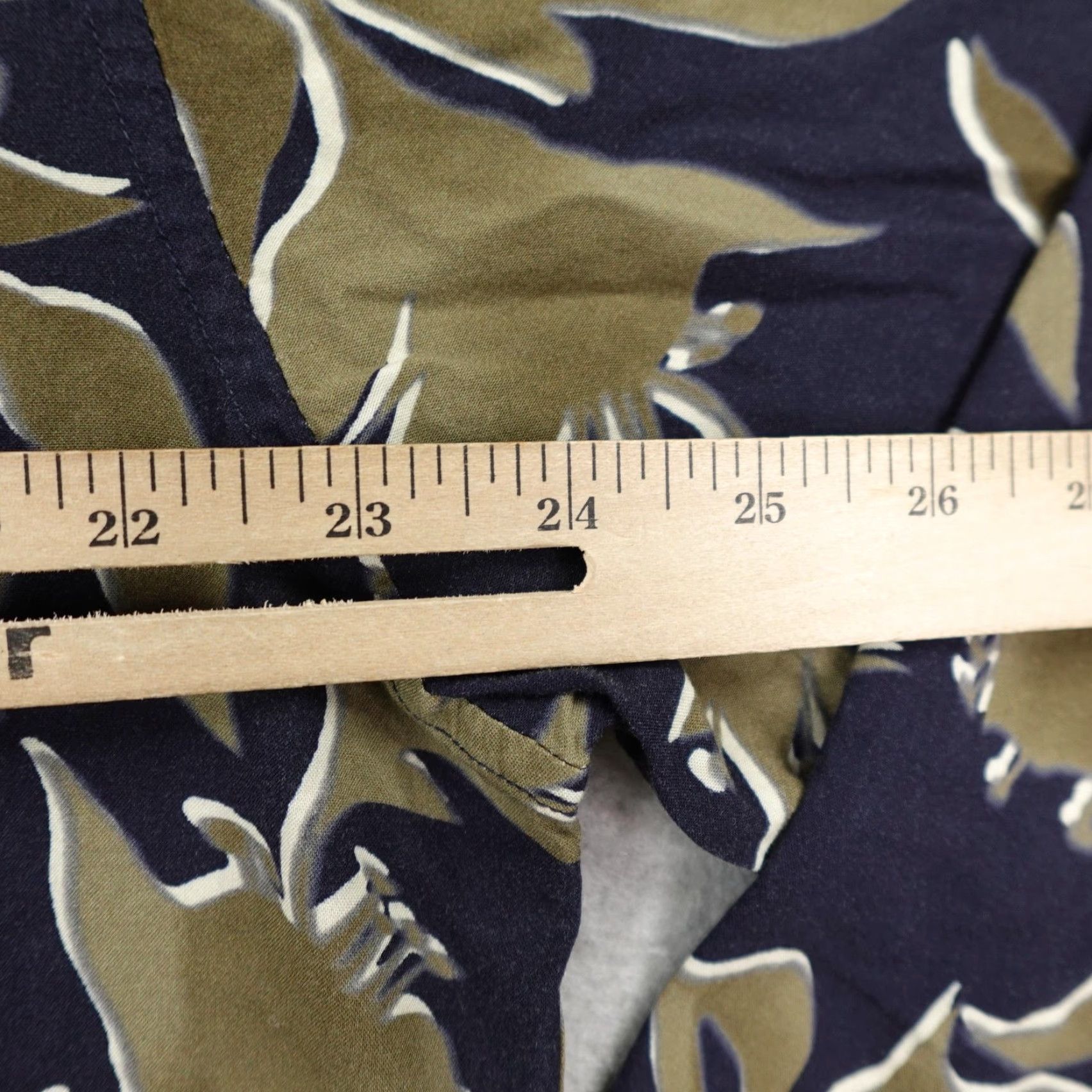 BUGATCHI VINTAGE Bugatchi Shirt Mens 3XL Blue Gray Floral Leaf Print Shaped Fit Ecovero Button Up Size US XXL / EU 58 / 5 - 6 Thumbnail
