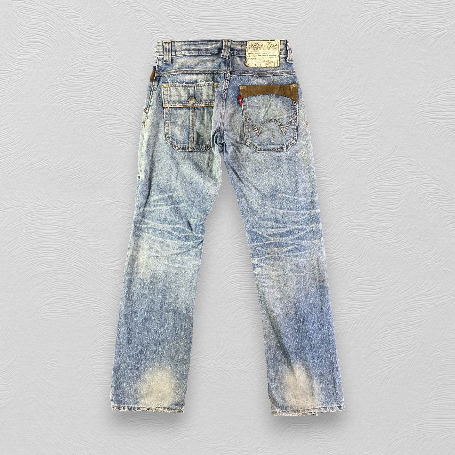 Edwin Vintage Edwin Blue Trip Bush Pants Jeans KJ2744 Size US 30 / EU 46 - 2 Thumbnail