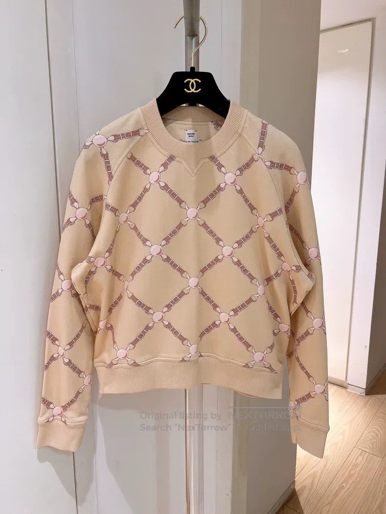Hermes Hermes Grand celebration series printed sweatshirt Size XS / US 0-2 / IT 36-38 - 1 Thumbnail