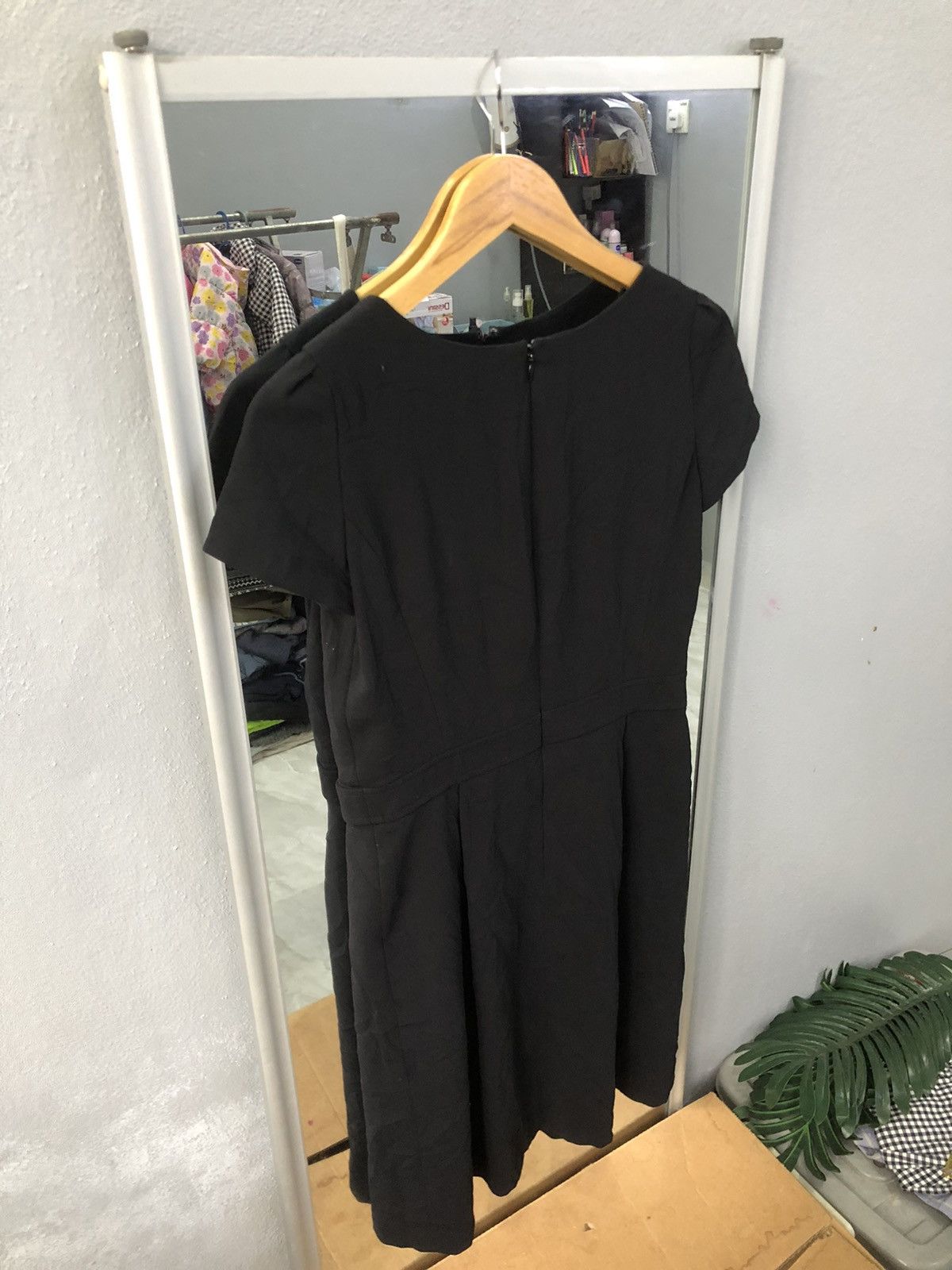 Michel Klein Michel Klein Paris Black Elegant Midi Dress Size XS / US 0-2 / IT 36-38 - 9 Thumbnail