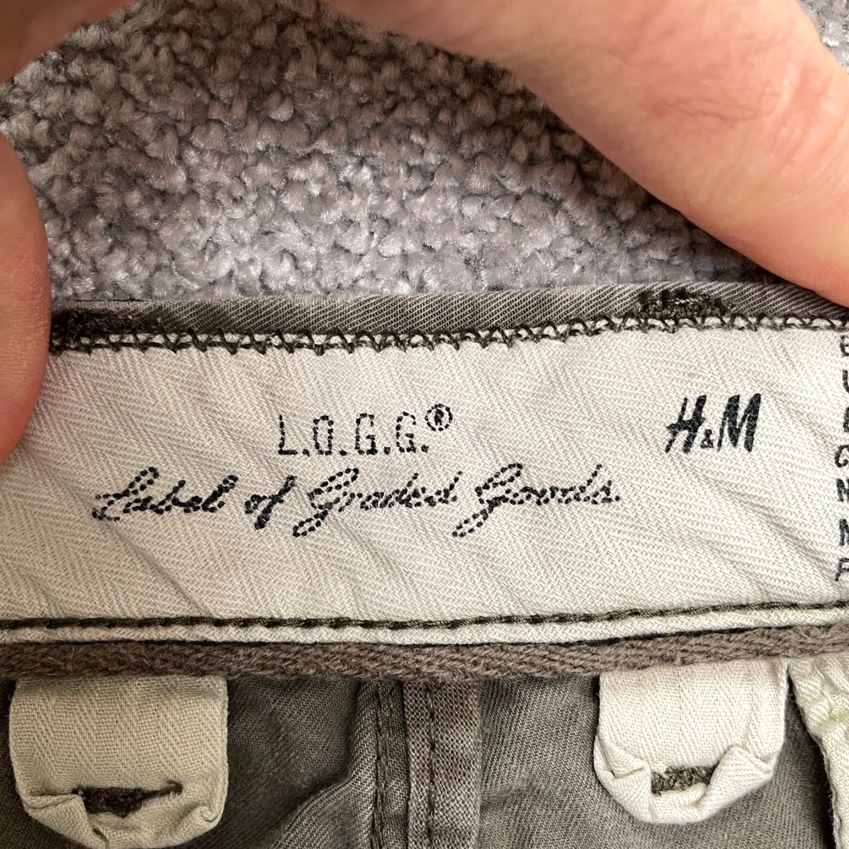 H&M VINTAGE H&M Men's Slim Fit Chino Pants 36 Gray Cotton Straight Leg Casual Outdoor Size US 36 / EU 52 - 6 Thumbnail