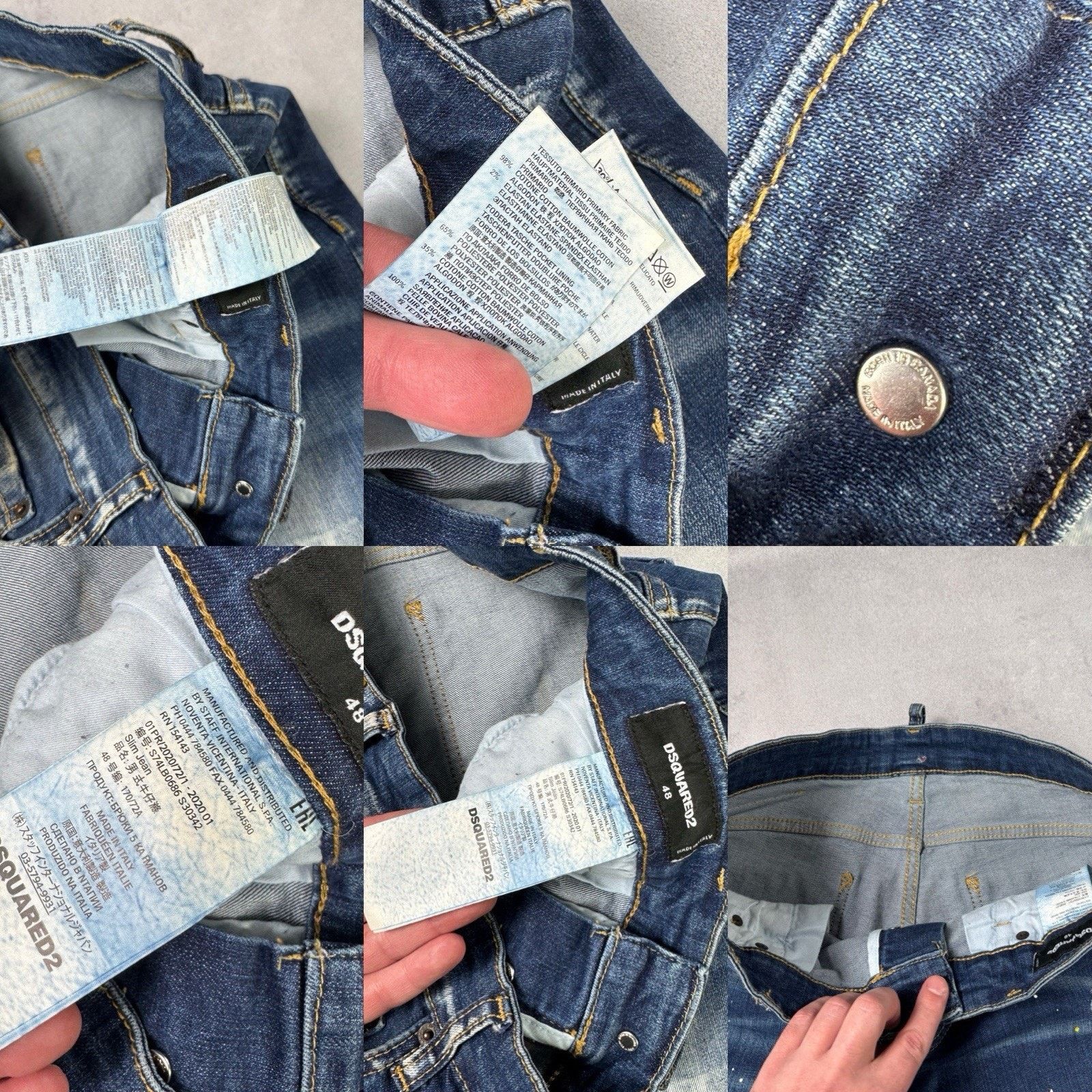 Dsquared2 Dsquared2 Slim Jean Men Jeans Size 48 Size US 32 / EU 48 - 23 Thumbnail