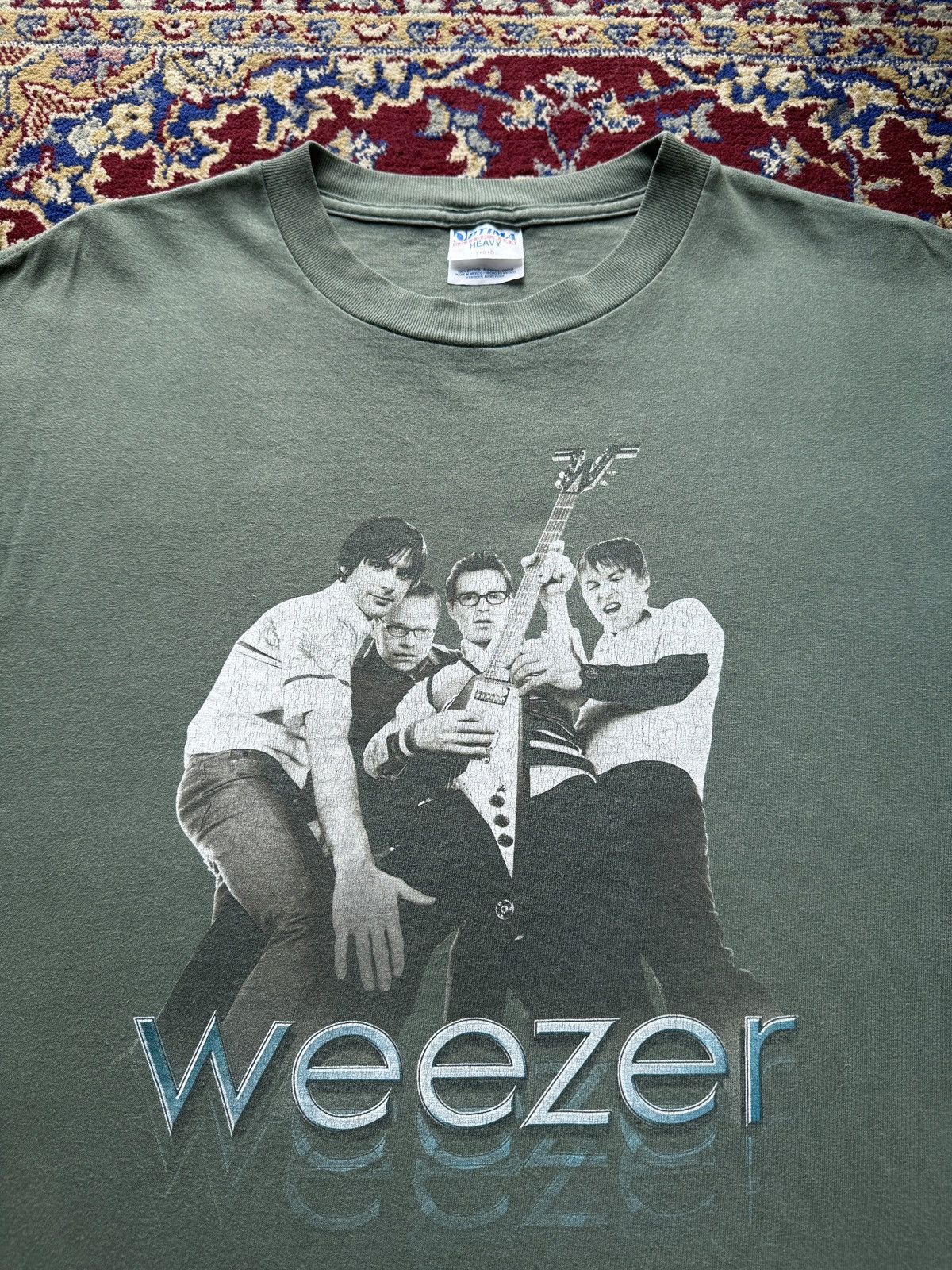 Band Tees Vintage 2001 Weezer Midget Tour Rock Band tee y2k 2000s Size US L / EU 52-54 / 3 - 1 Thumbnail