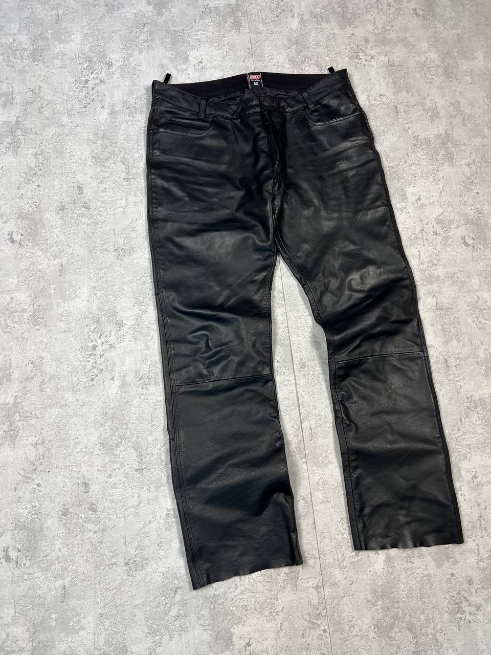 Genuine Leather Polo Vintage Y2K Genuine Leather Moto Pants Size US 43 - 2 Thumbnail