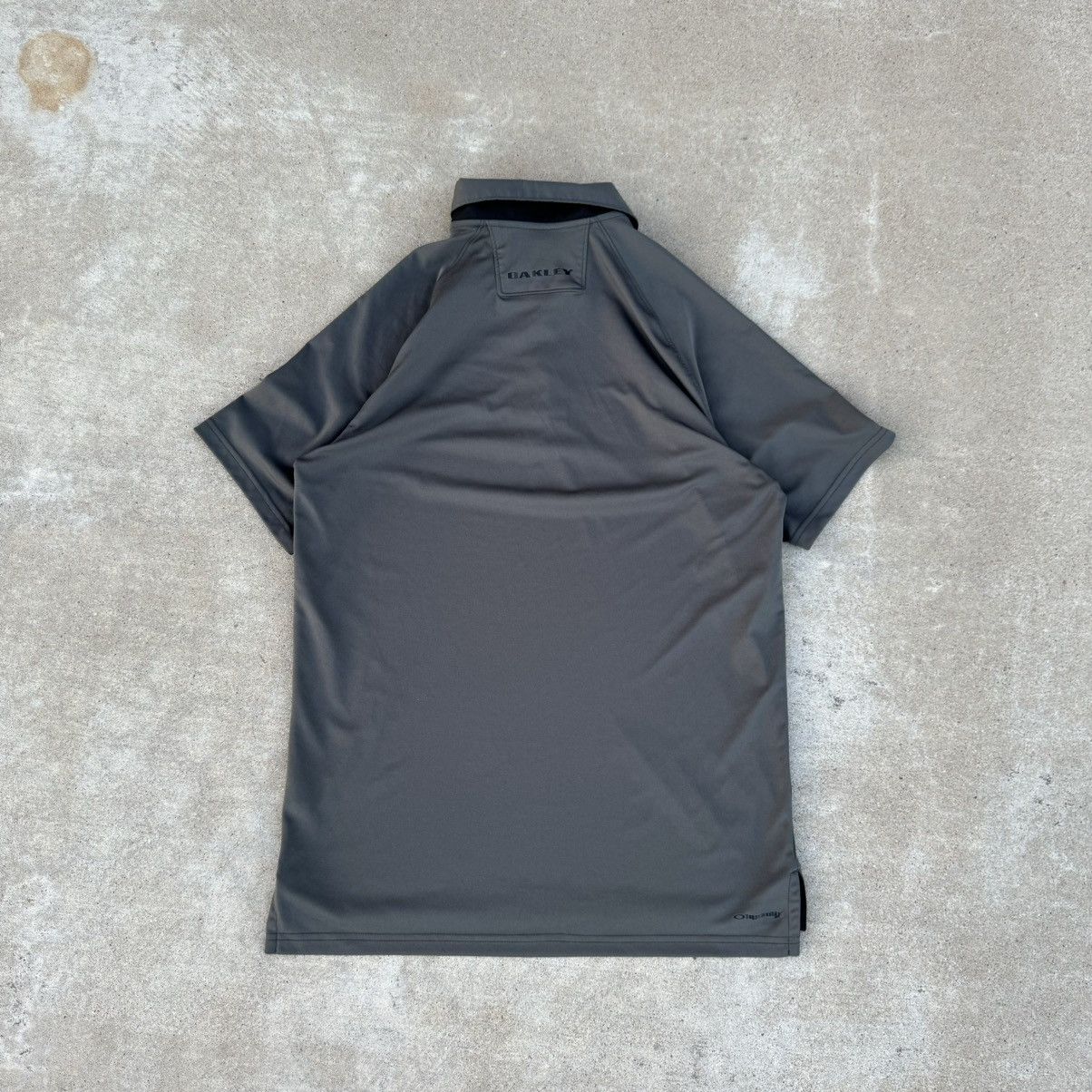 JNCO × Nike × Oakley Vintage Y2K Grey Oakley Center Graphic Polo Medium Size US M / EU 48-50 / 2 - 8 Thumbnail