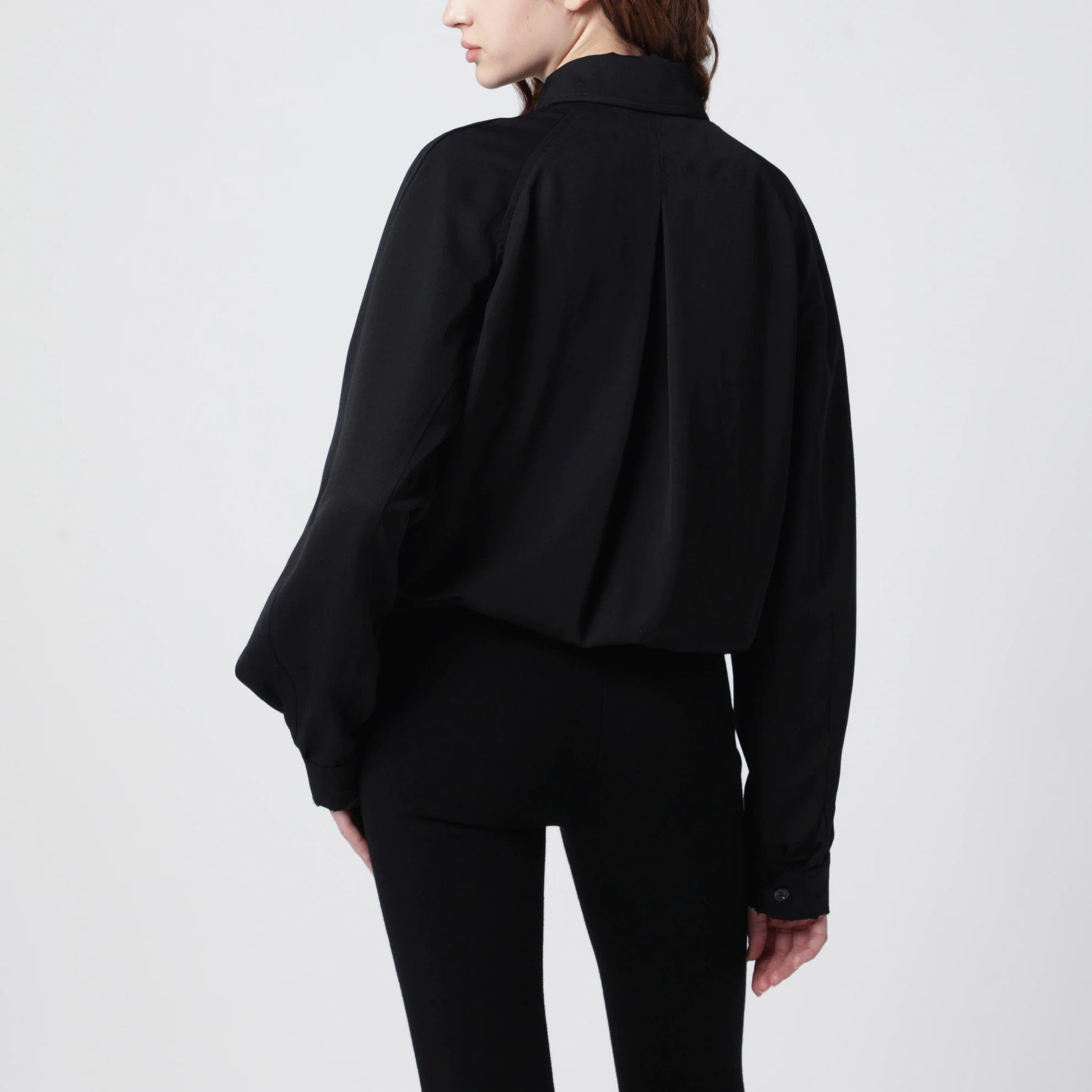 Maison Margiela o1d2blof0426 Zip Up Jacket in Black Size S / US 4 / IT 40 - 2 Thumbnail
