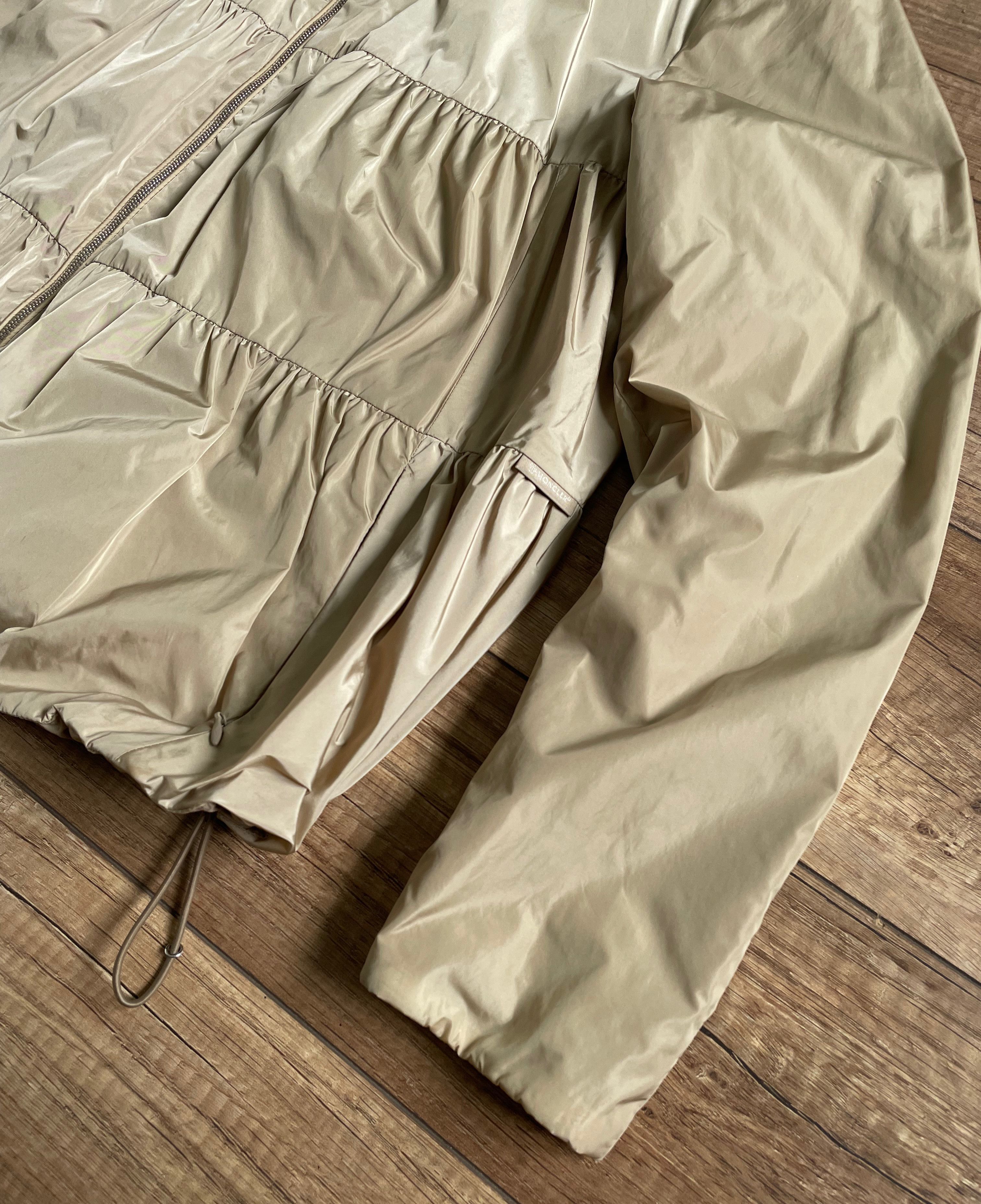 Moncler Moncler Women’s Beige Iridescent Nylon Quilted Light Jacket Size S / US 4 / IT 40 - 8 Thumbnail