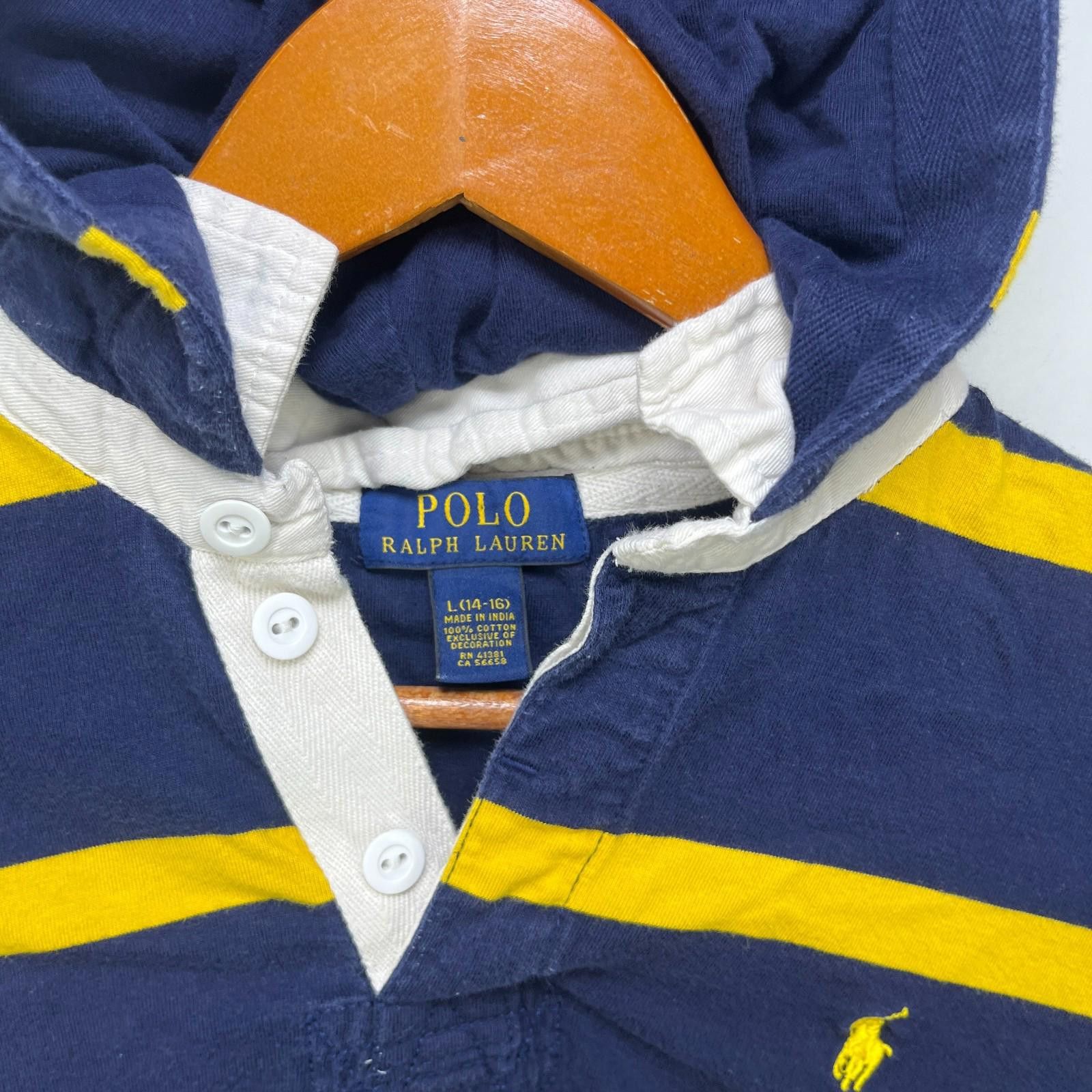 Polo Ralph Lauren Vintage Polo Ralph Lauren Rugby Pony Shirt Youth Large Size US L / EU 52-54 / 3 - 3 Thumbnail