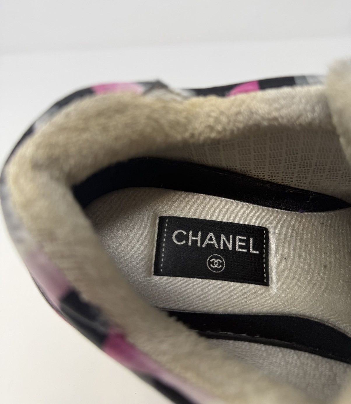 Chanel Chanel Tweed CC Satin SuedeTrainer Sneaker Size US 10.5 / IT 40.5 - 8 Thumbnail