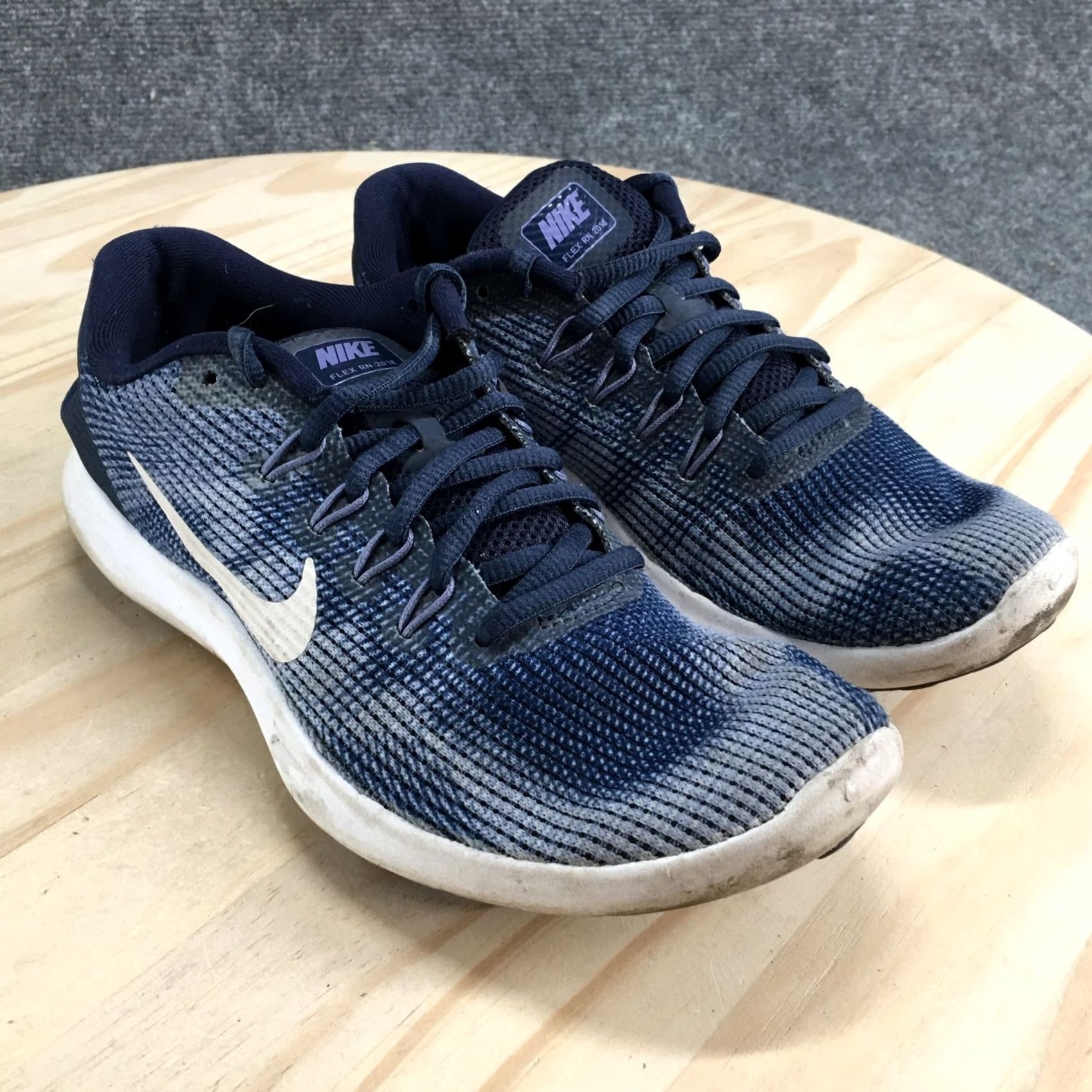 Nike Nike Shoes Womens 7 Flex RN 18 Running Sneakers Blue Lace Up Low Top AA7408-400 Size M / US 6-8 / IT 42-44 - 3 Thumbnail