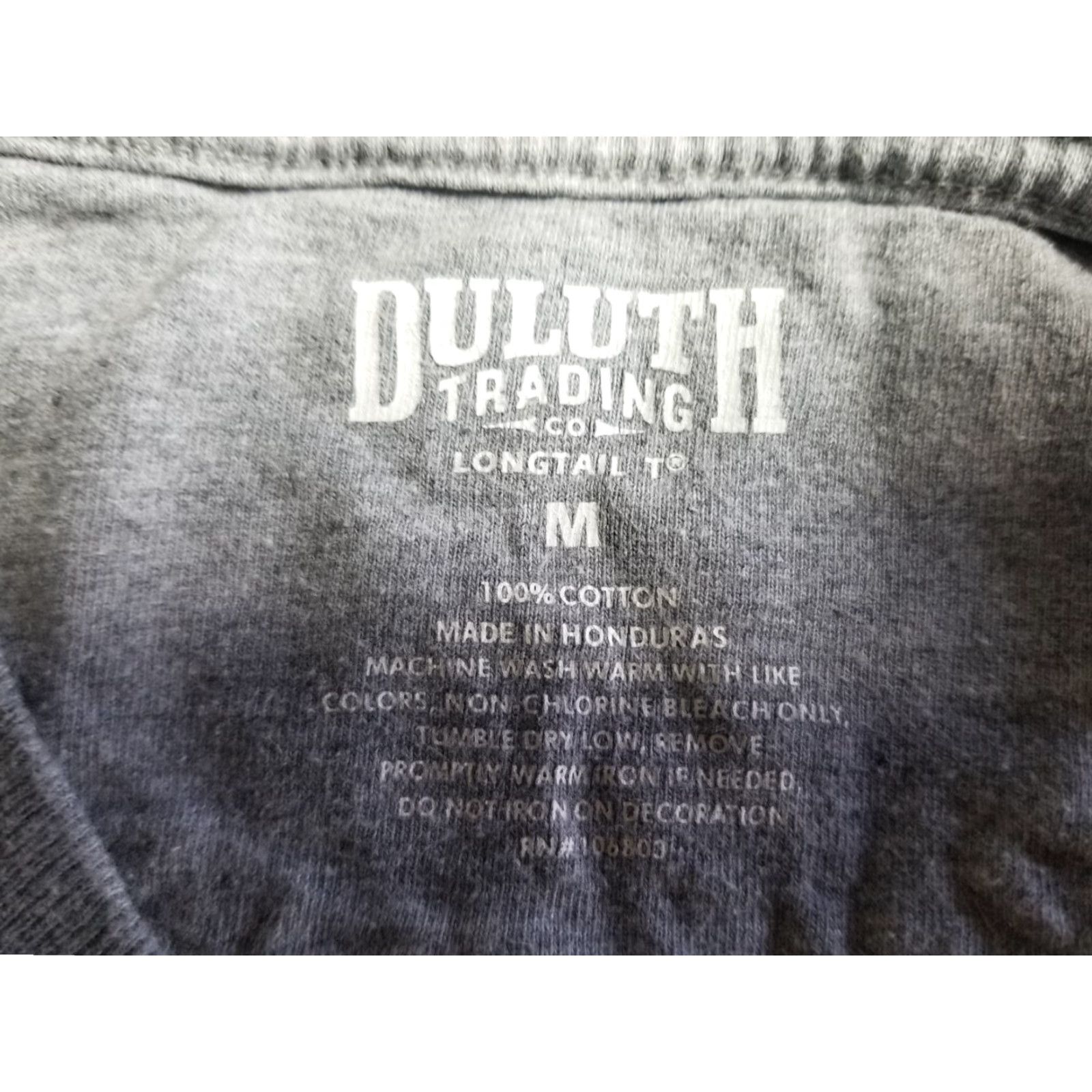 Duluth Trading Company Duluth Trading Co Longtail T Shirt Tee Short Sleeve Men Size Medium Graphic Gray Size US M / EU 48-50 / 2 - 7 Thumbnail